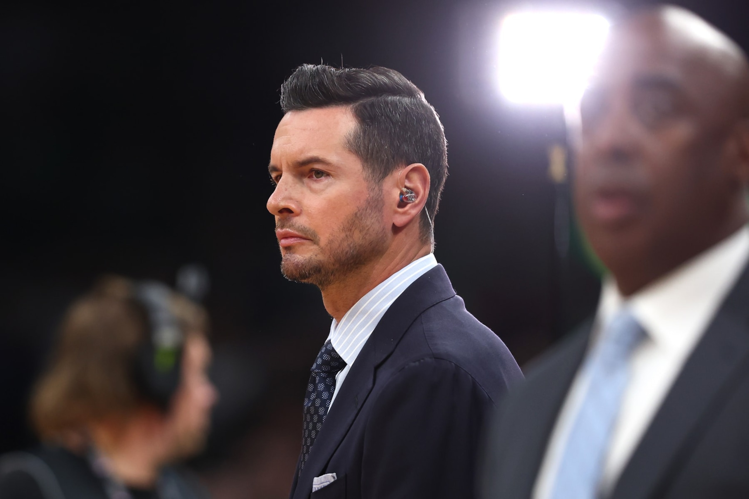 BOSTON, MASSACHUSETTS - JUNE 09: JJ Redick is seen prior to Game Two of the 2024 NBA Finals between the Boston Celtics and the Dallas Mavericks at TD Garden on June 09, 2024 in Boston, Massachusetts. NOTE TO USER: User expressly acknowledges and agrees that, by downloading and or using this photograph, User is consenting to the terms and conditions of the Getty Images License Agreement. (Photo by Maddie Meyer/Getty Images)