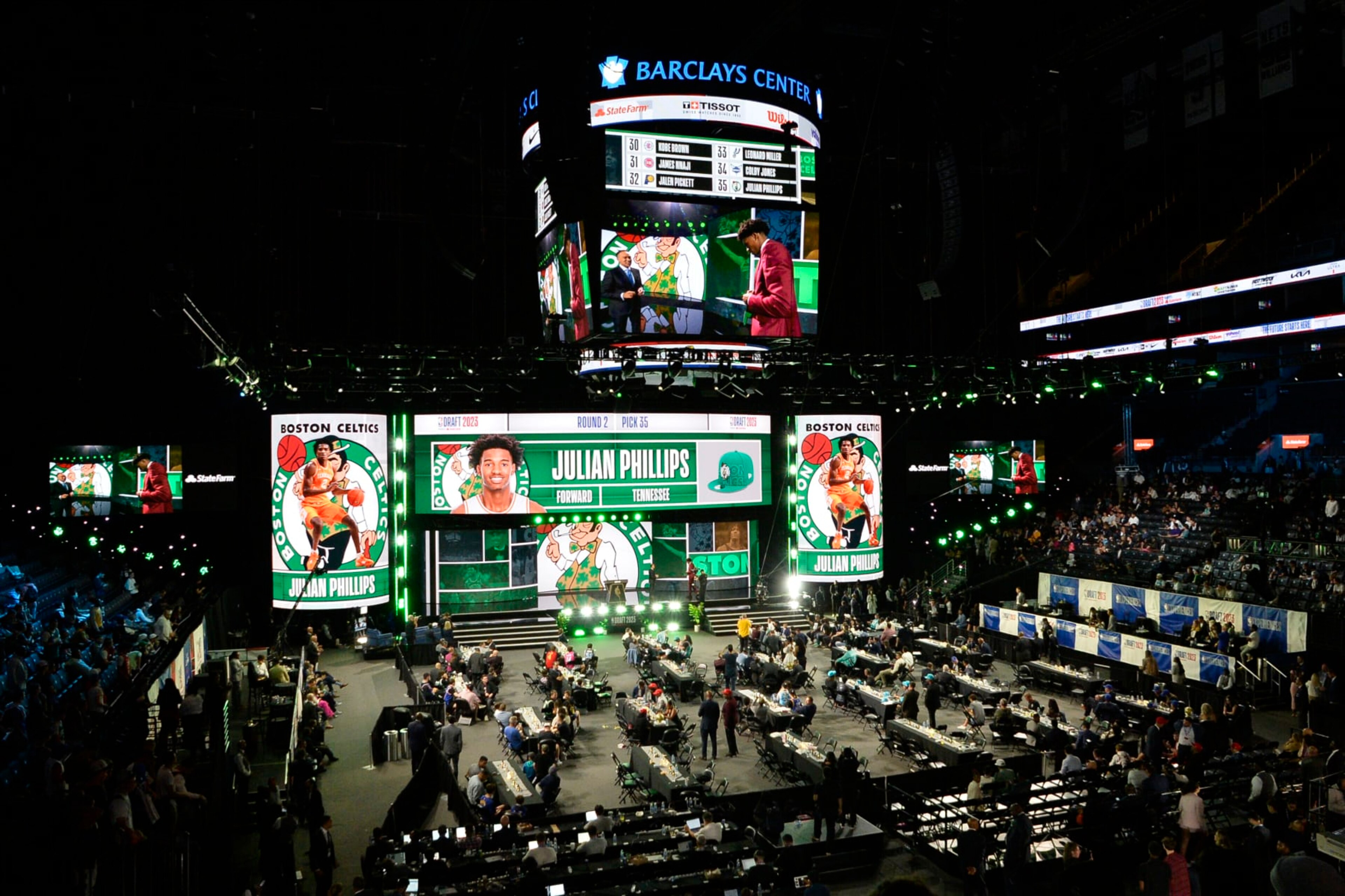 Julian Phillips is selected by the Celtics at the 2023 NBA draft