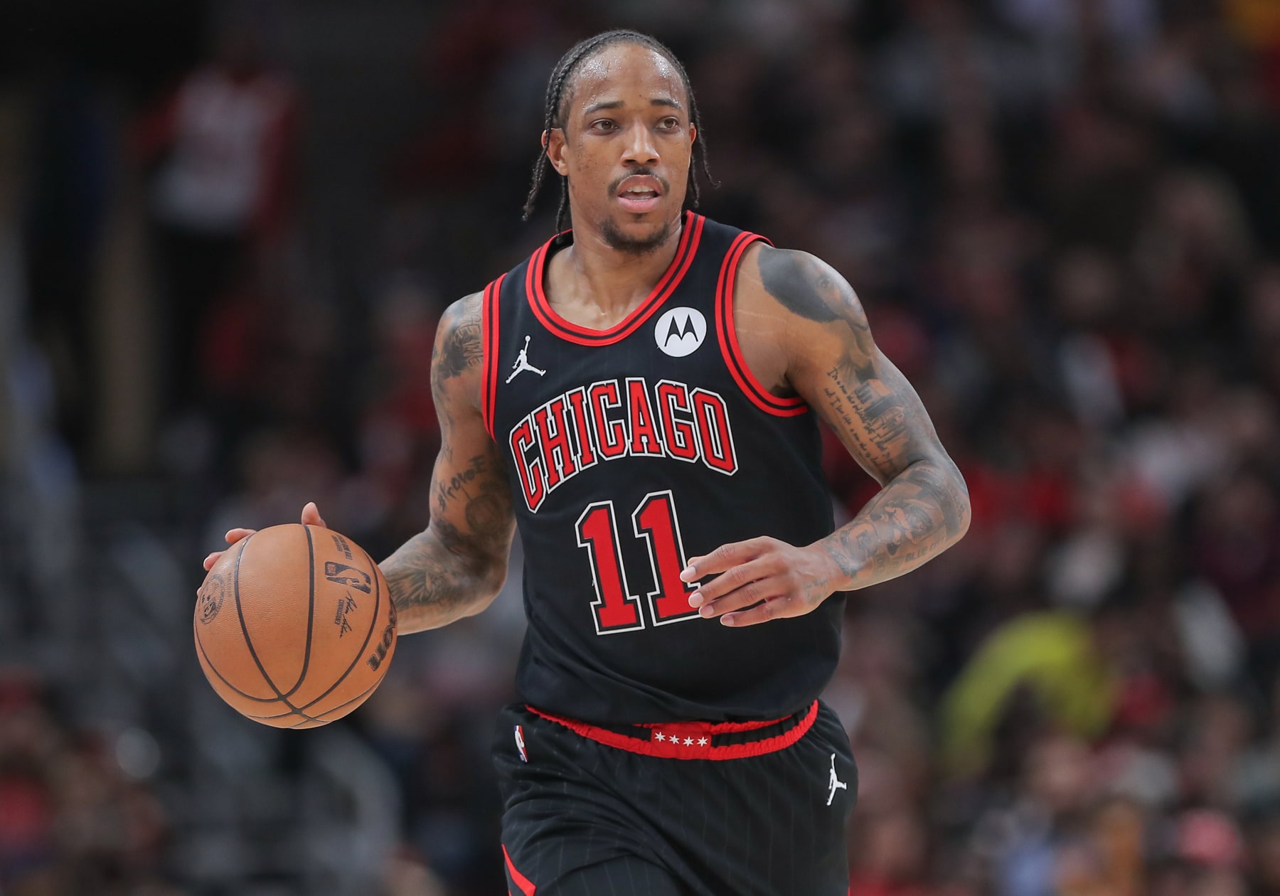 DeMar DeRozan of the Chicago Bulls