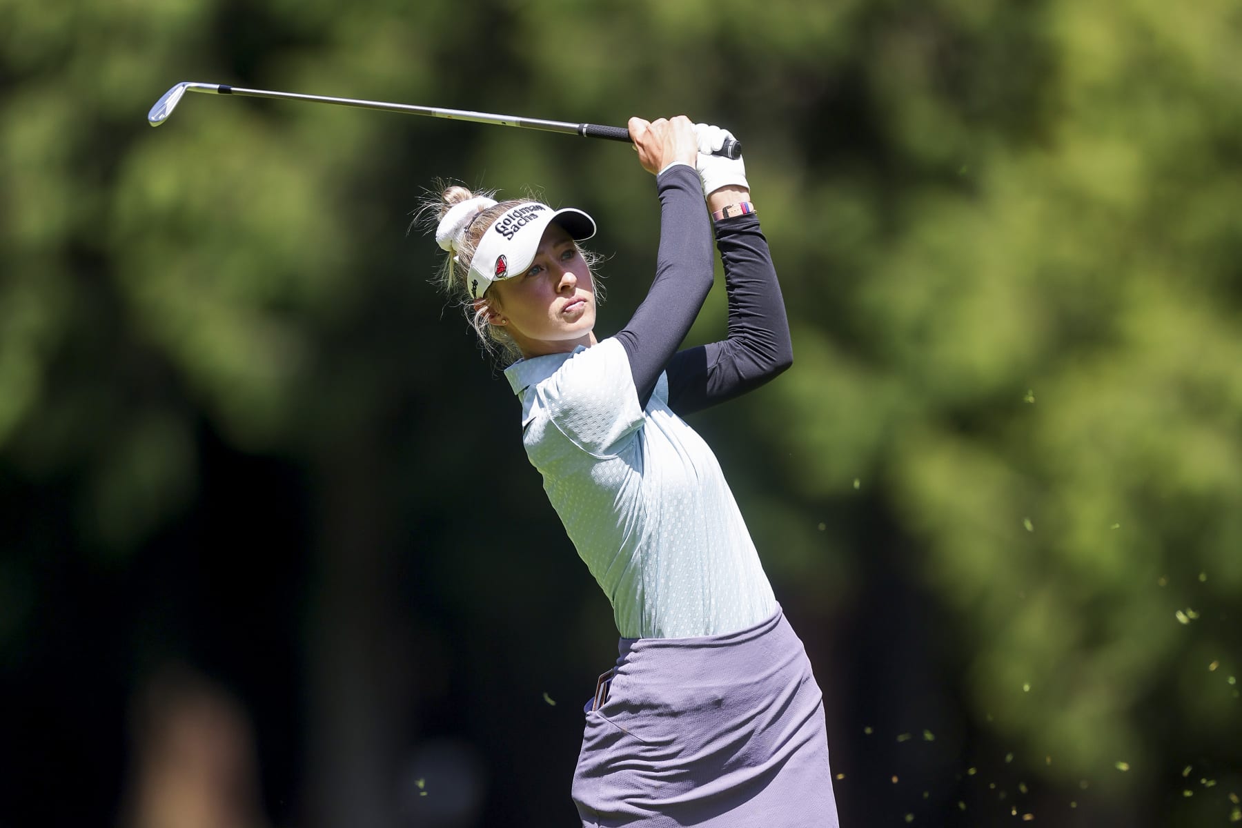 SAMMAMISH, WASHINGTON - JUNE 21: Nelly Korda of the United States _the second hole during the second round of the KPMG Women's PGA Championship at Sahalee Country Club on June 21, 2024 in Sammamish, Washington. (Photo by Ezra Shaw/Getty Images)