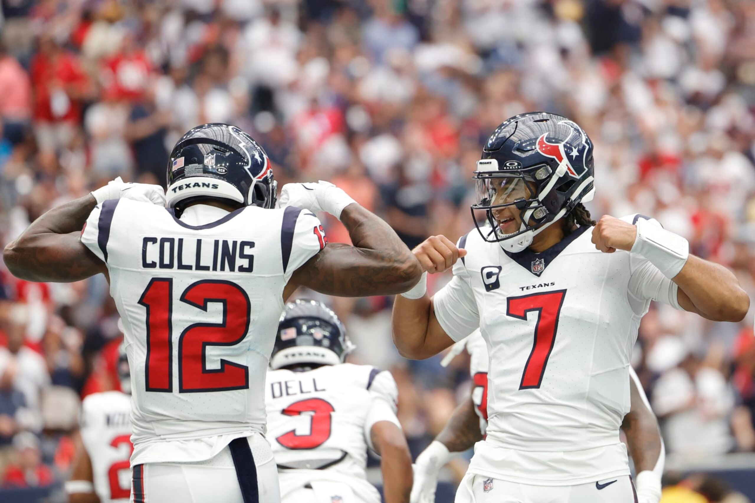 Nico Collins and CJ Stroud