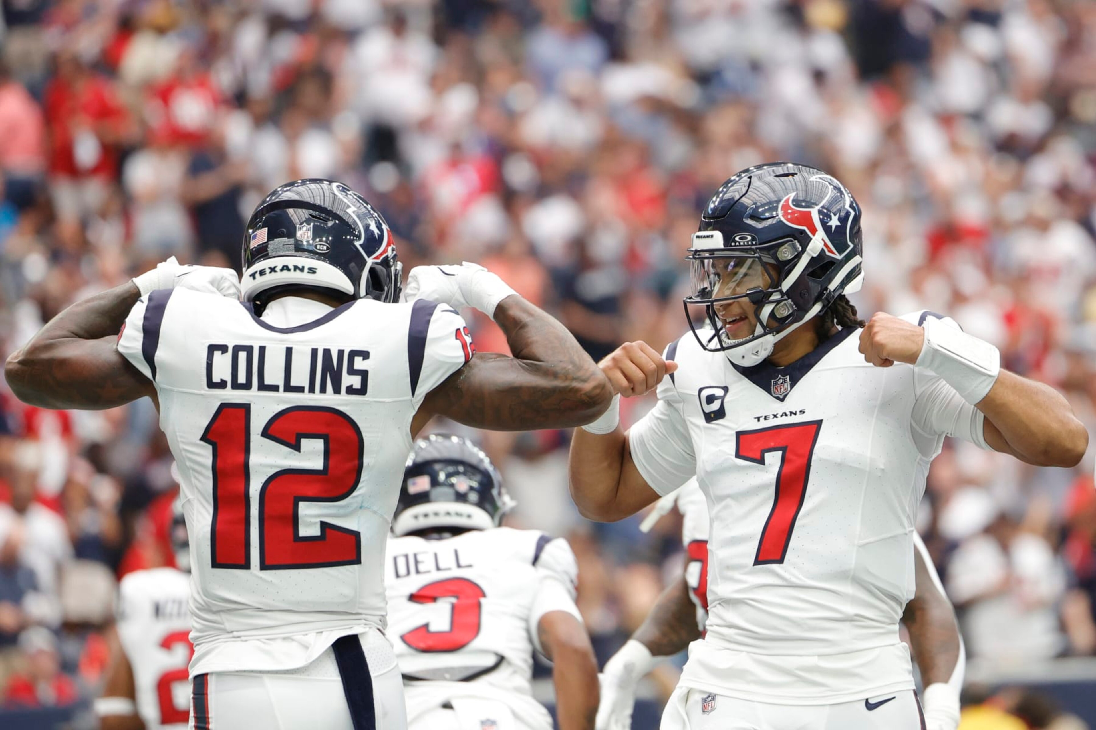 Nico Collins and CJ Stroud