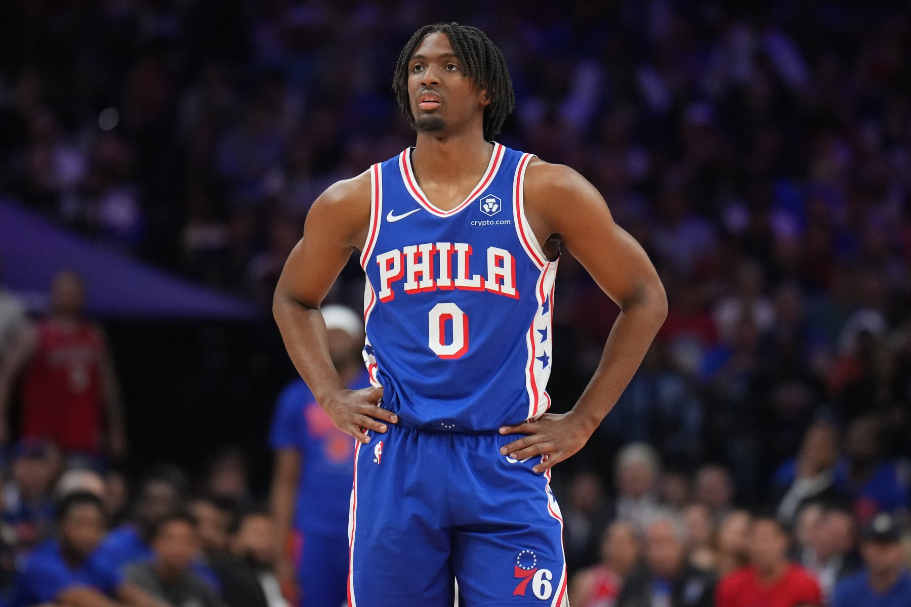 Sixers guard Tyrese Maxey