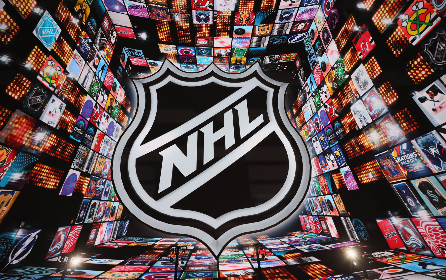 LAS VEGAS, NEVADA - JUNE 29: A general view of the dome of the Sphere during the NHL Draft at Sphere on June 29, 2024 in Las Vegas, Nevada. (Photo by Bruce Bennett/Getty Images)