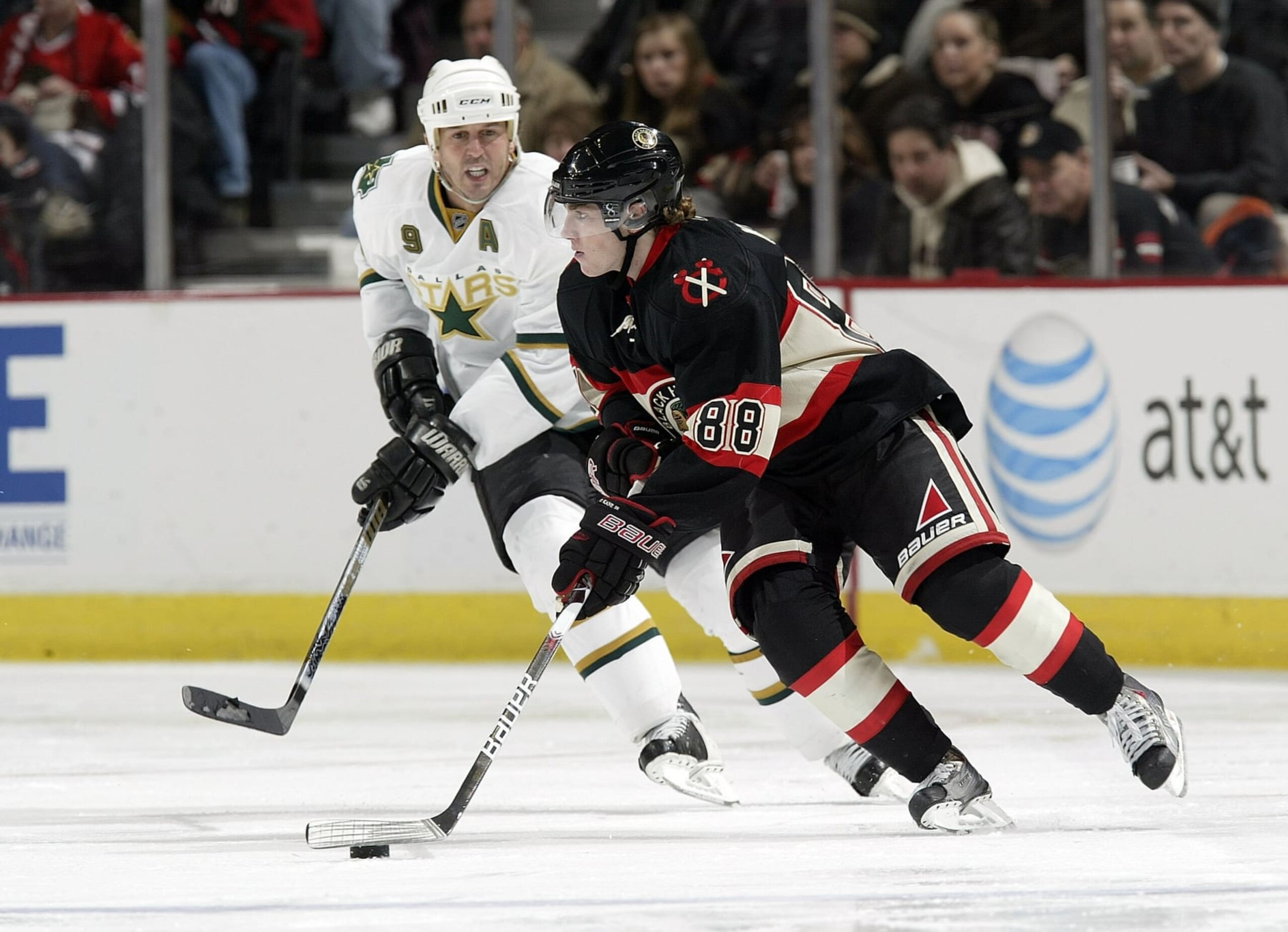Mike Modano and Patrick Kane