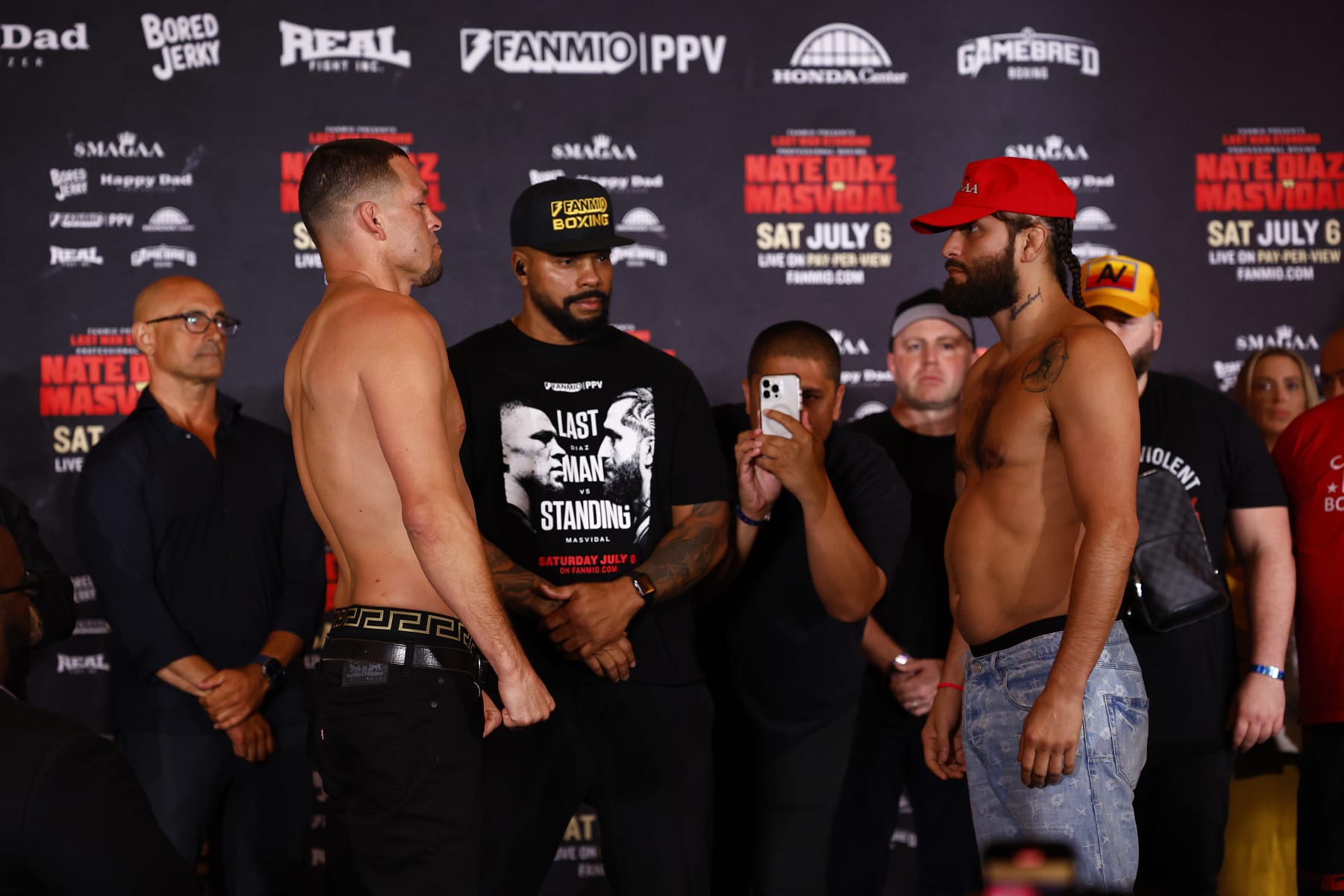 Nate Diaz and Jorge Masvidal