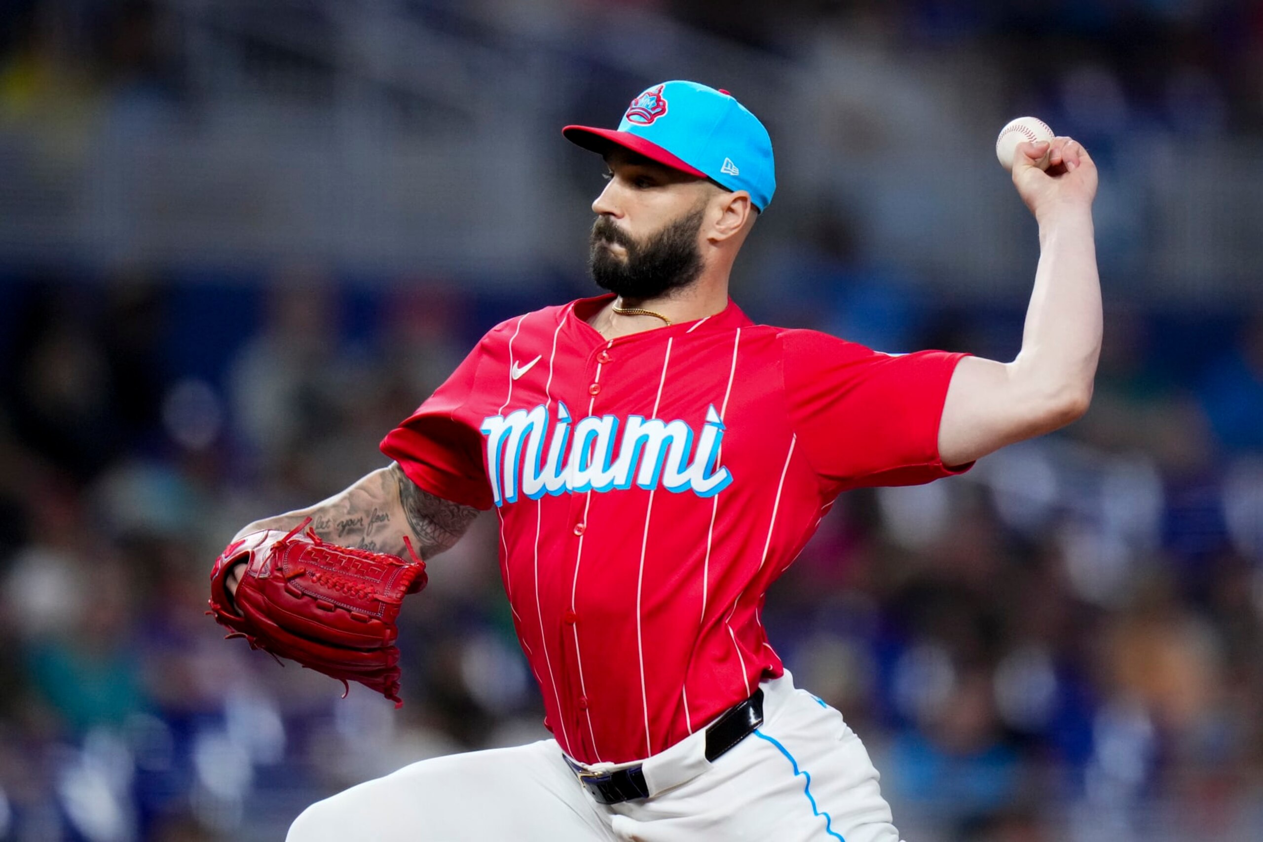 Tanner Scott is easily the best left-handed reliever on this year's trade block.