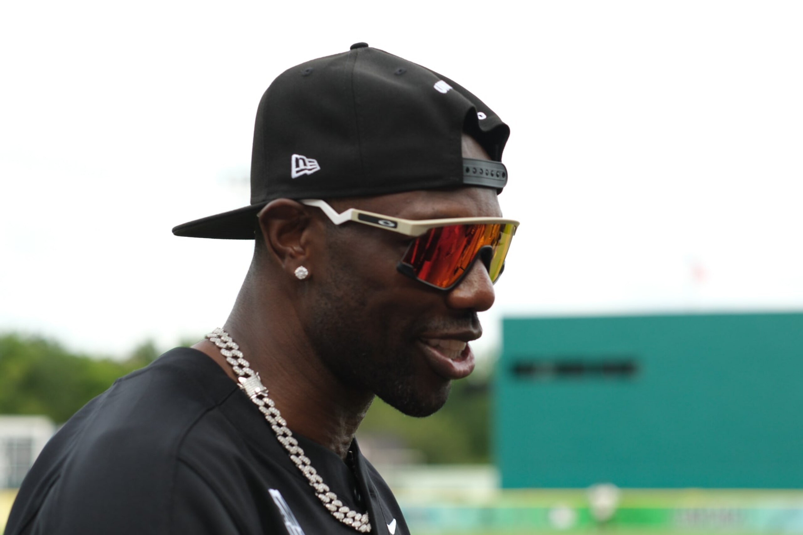 BIRMINGHAM, ALABAMA - JUNE 19: Terrell Owens participates in batting practice at the Barnstorm Birmingham Celebrity Softball Game at Rickwood Field on June 19, 2024 in Birmingham, Alabama. (Photo by David A. Smith/Getty Images) BIRMINGHAM, ALABAMA - JUNE 19: Terrell Owens participates in batting practice at the Barnstorm Birmingham Celebrity Softball Game at Rickwood Field on June 19, 2024 in Birmingham, Alabama. (Photo by David A. Smith/Getty Images)