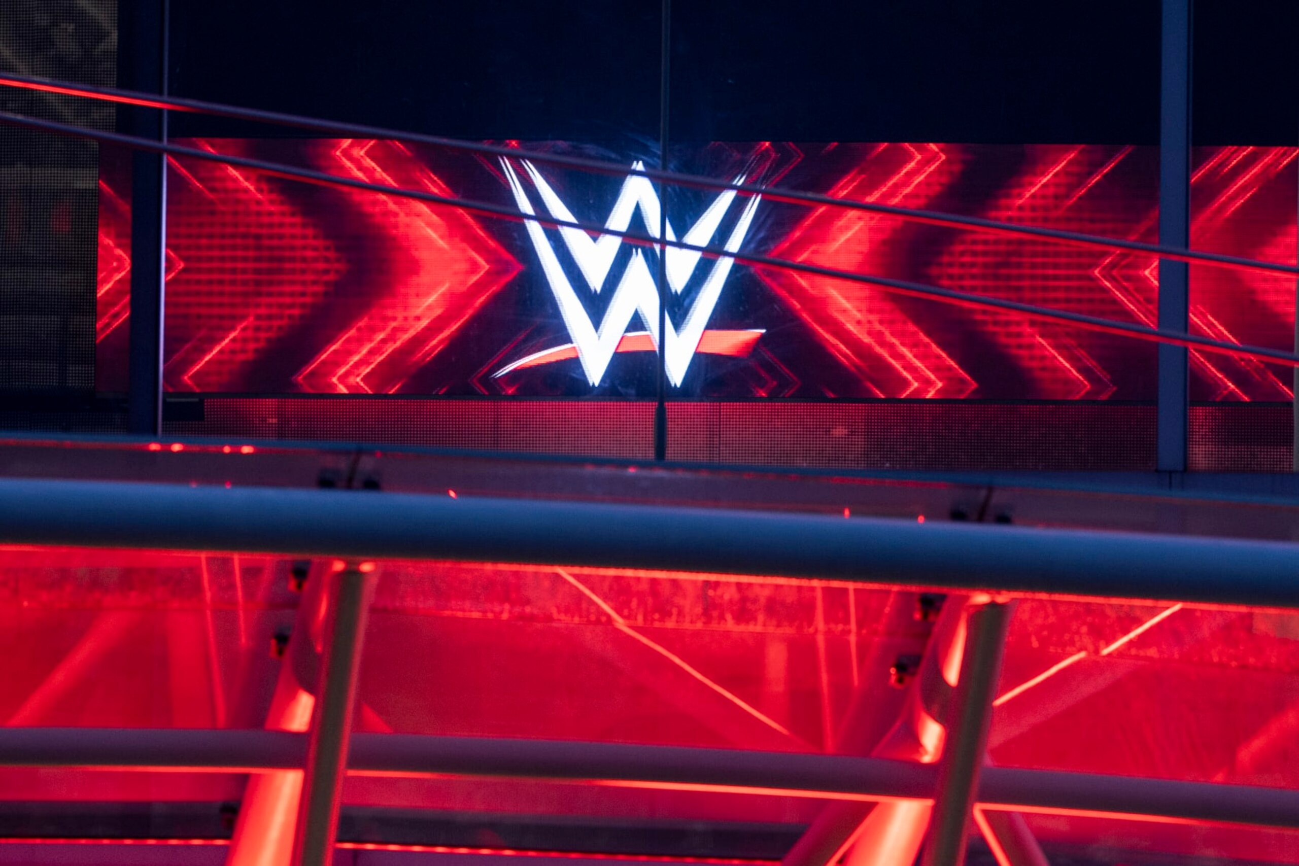 STAMFORD, CONNECTICUT - JANUARY 28: The WWE logo is seen on the front of the WWE wrestling world headquarters on January 28, 2024 in Stamford, Connecticut. WWE founder Vince McMahon resigned from the WWE and its parent company TKO as executive chairman and its board of directors following allegations of sexual assault made public in a lawsuit in Connecticut. A former employee Janel Grant accused McMahon, 78, of sexual assault and sexually trafficking her. (Photo by John Moore/Getty Images) STAMFORD, CONNECTICUT - JANUARY 28: The WWE logo is seen on the front of the WWE wrestling world headquarters on January 28, 2024 in Stamford, Connecticut. WWE founder Vince McMahon resigned from the WWE and its parent company TKO as executive chairman and its board of directors following allegations of sexual assault made public in a lawsuit in Connecticut. A former employee Janel Grant accused McMahon, 78, of sexual assault and sexually trafficking her. (Photo by John Moore/Getty Images)