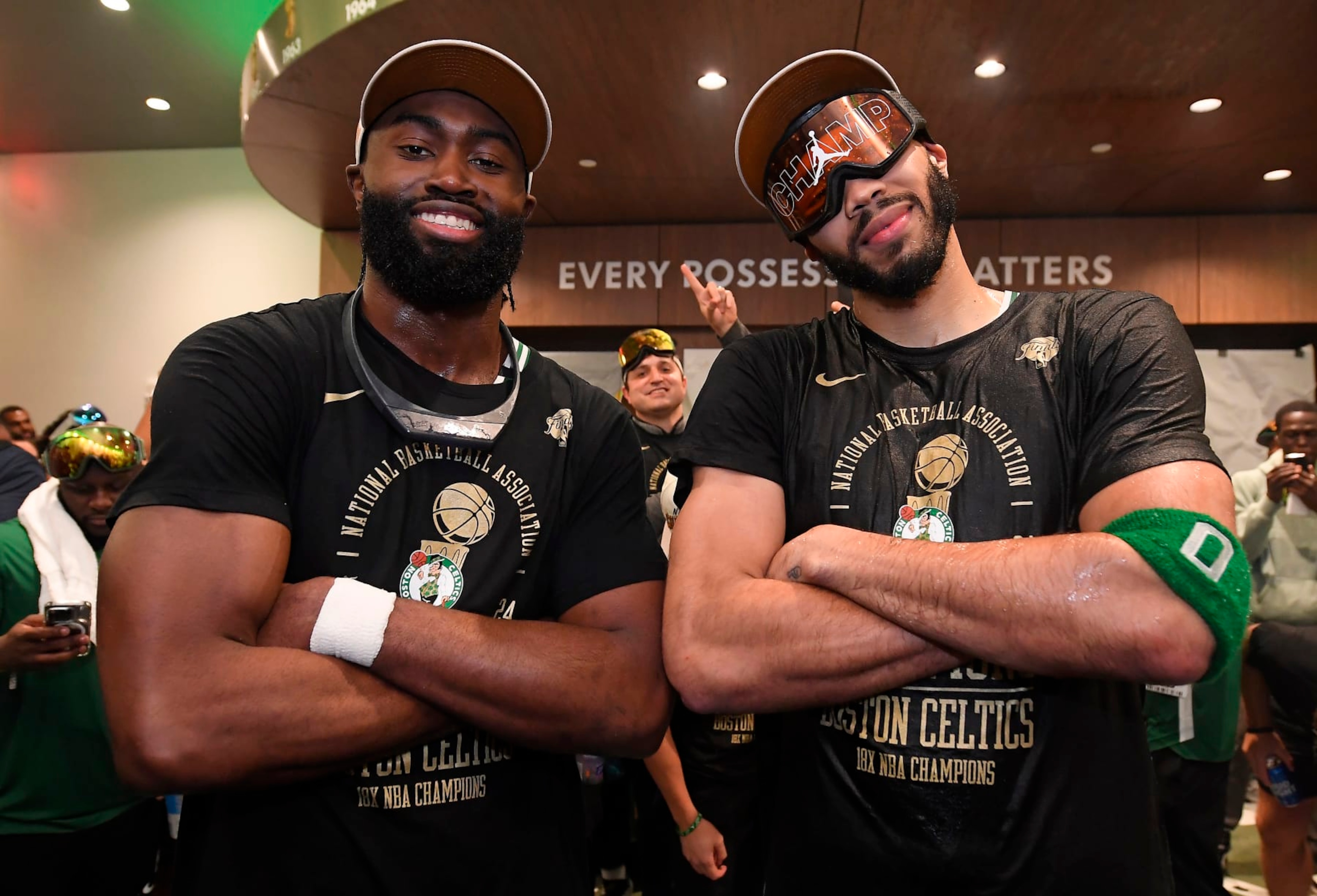Jaylen Brown and Jayson Tatum