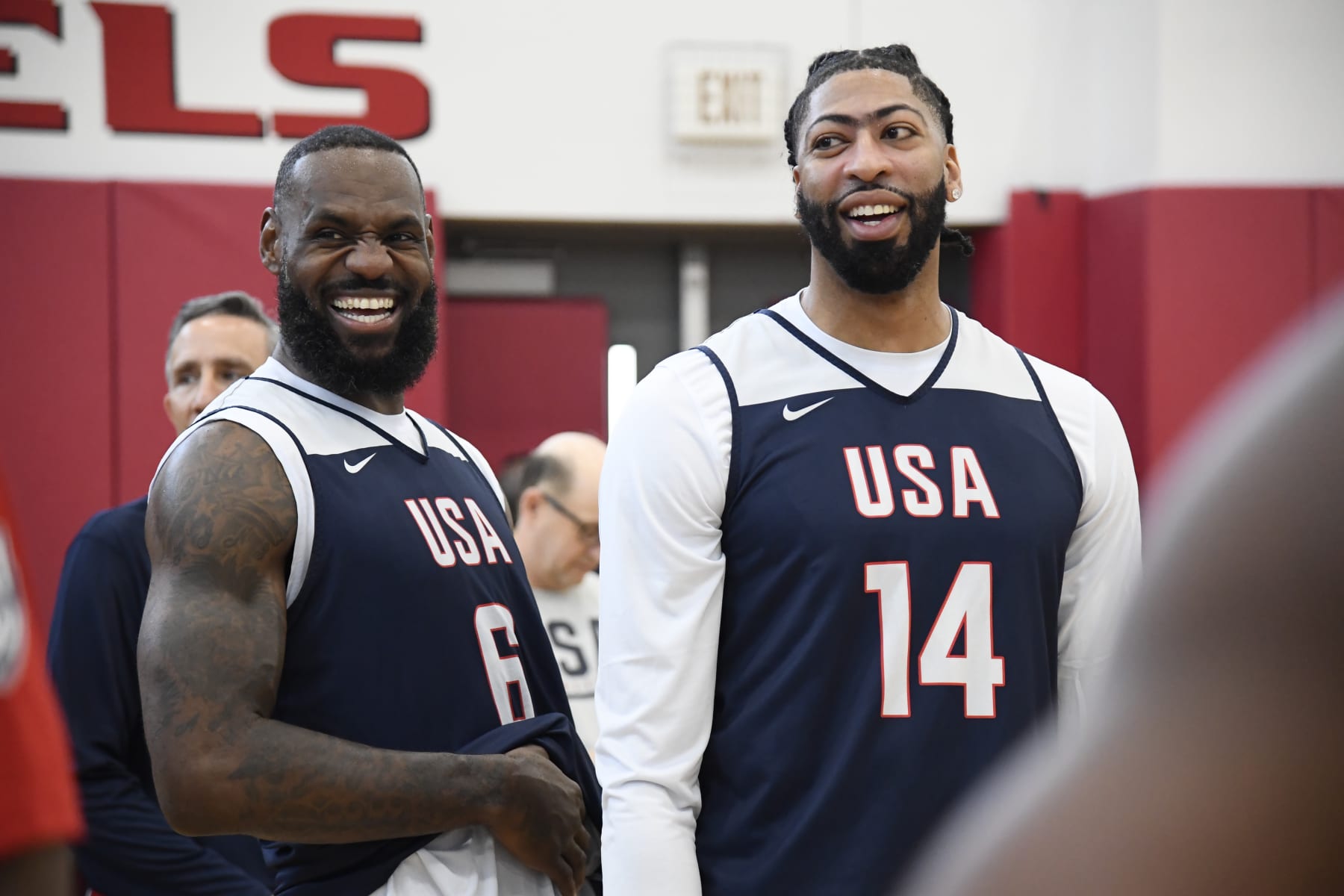 LeBron James and Anthony Davis