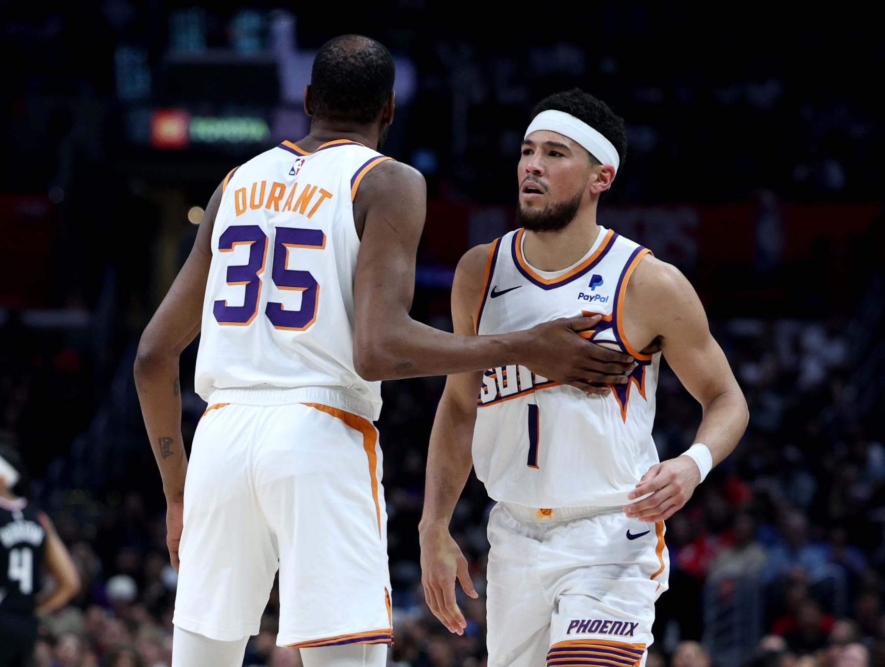 Kevin Durant and Devin Booker