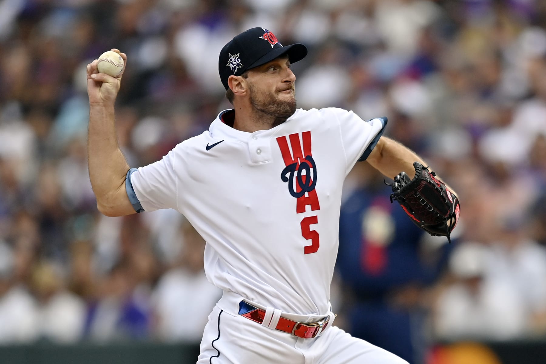 Max Scherzer in the 2021 All-Star Game