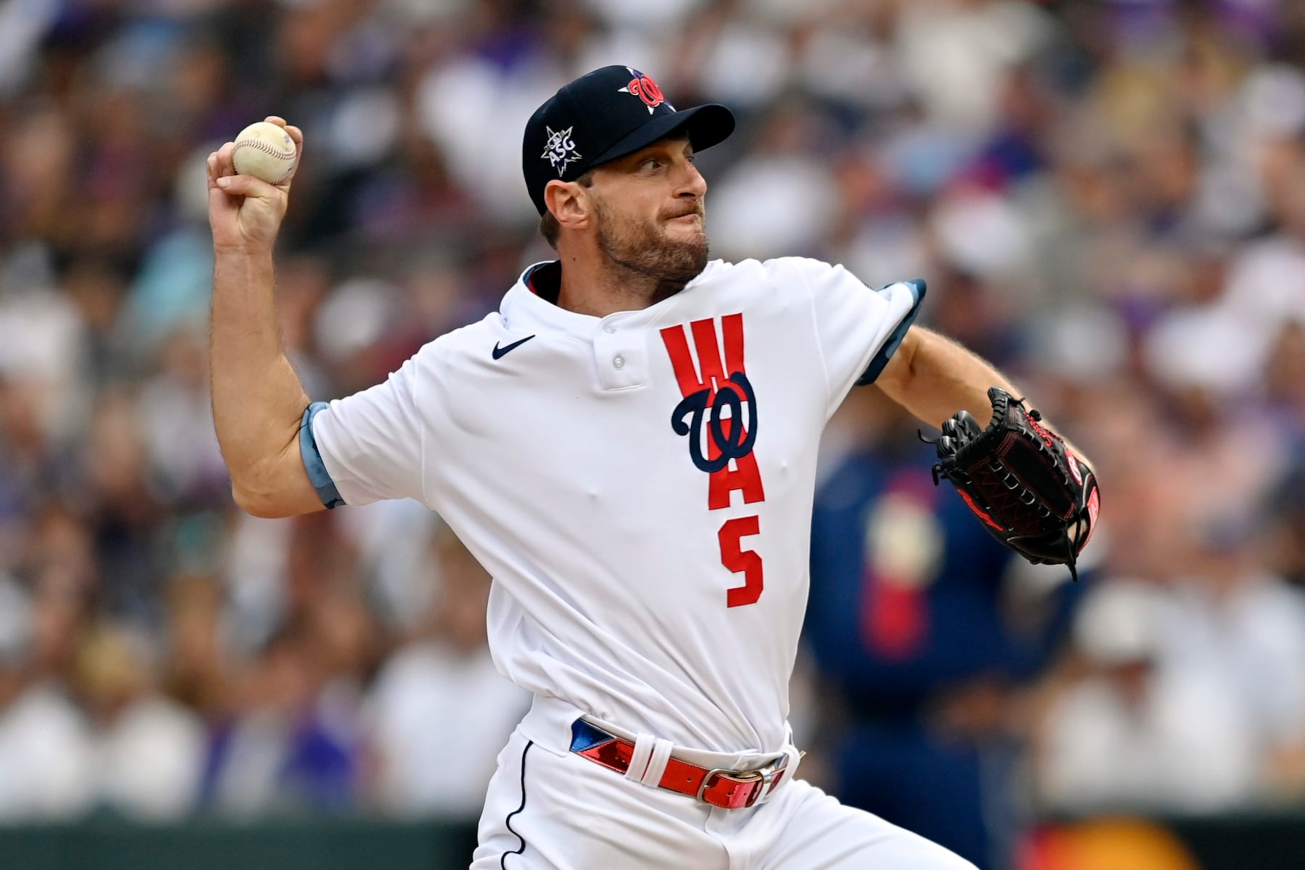 Max Scherzer in the 2021 All-Star Game