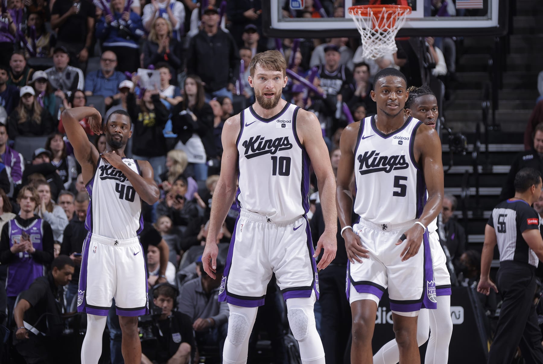 Domantas Sabonis and De'Aaron Fox