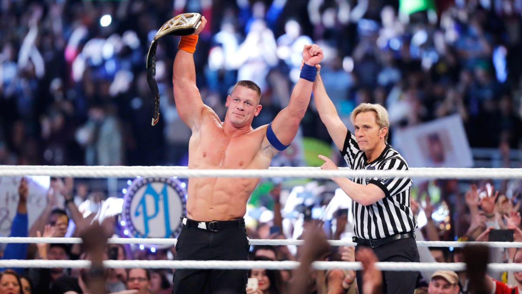 John Cena is one world title win away from making WWE history.