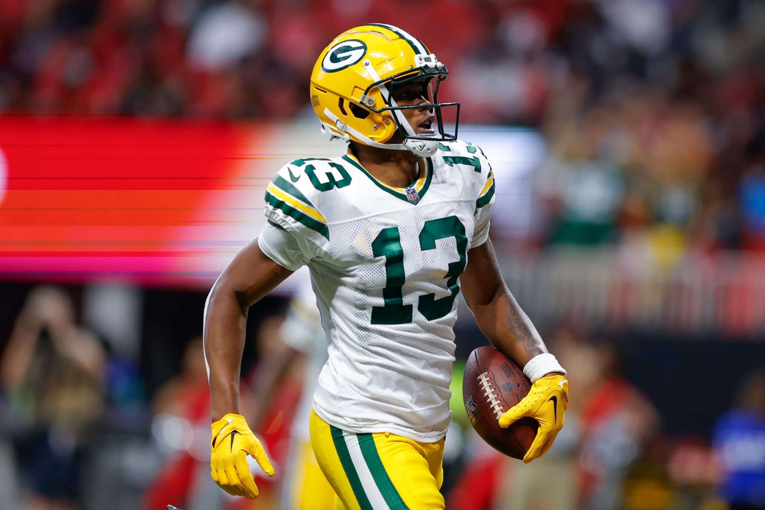 Green Bay Packers wide receiver Dontayvion Wicks Green Bay Packers wide receiver Dontayvion Wicks