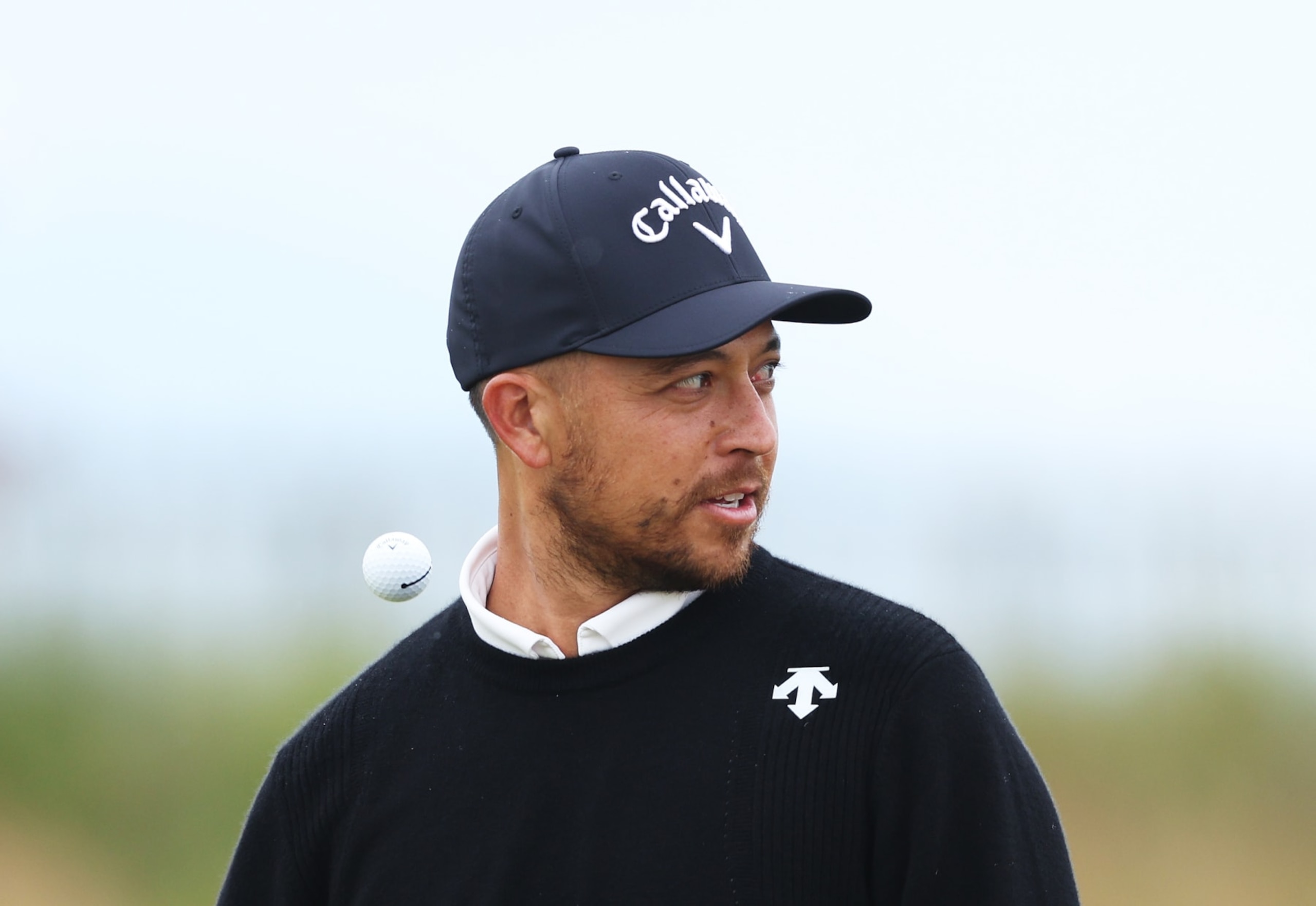 TROON, SCOTLAND - JULY 16: Xander Schauffele of the United States reacts on the first hole during a practice round prior to The 152nd Open championship at Royal Troon on July 16, 2024 in Troon, Scotland. (Photo by Warren Little/Getty Images) TROON, SCOTLAND - JULY 16: Xander Schauffele of the United States reacts on the first hole during a practice round prior to The 152nd Open championship at Royal Troon on July 16, 2024 in Troon, Scotland. (Photo by Warren Little/Getty Images)
