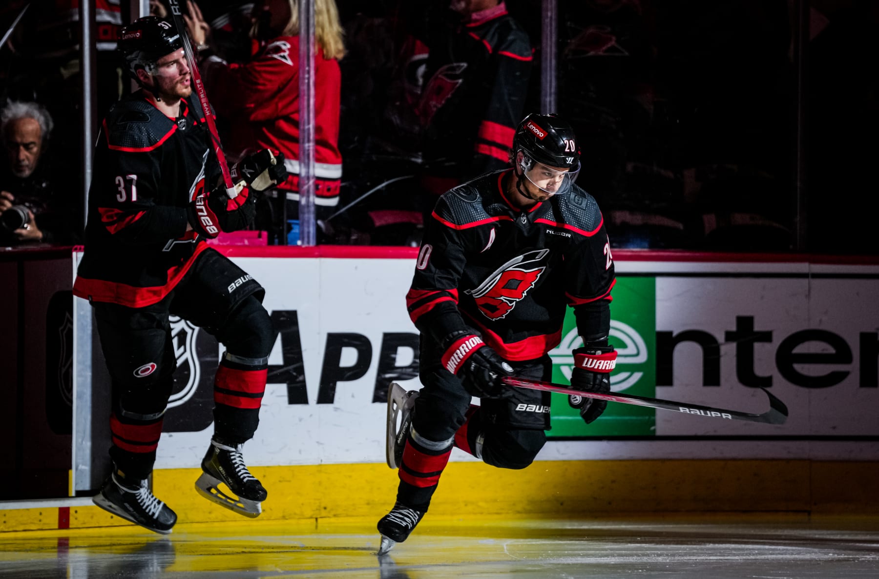 Andrei Svechnikov and Sebastian Aho.