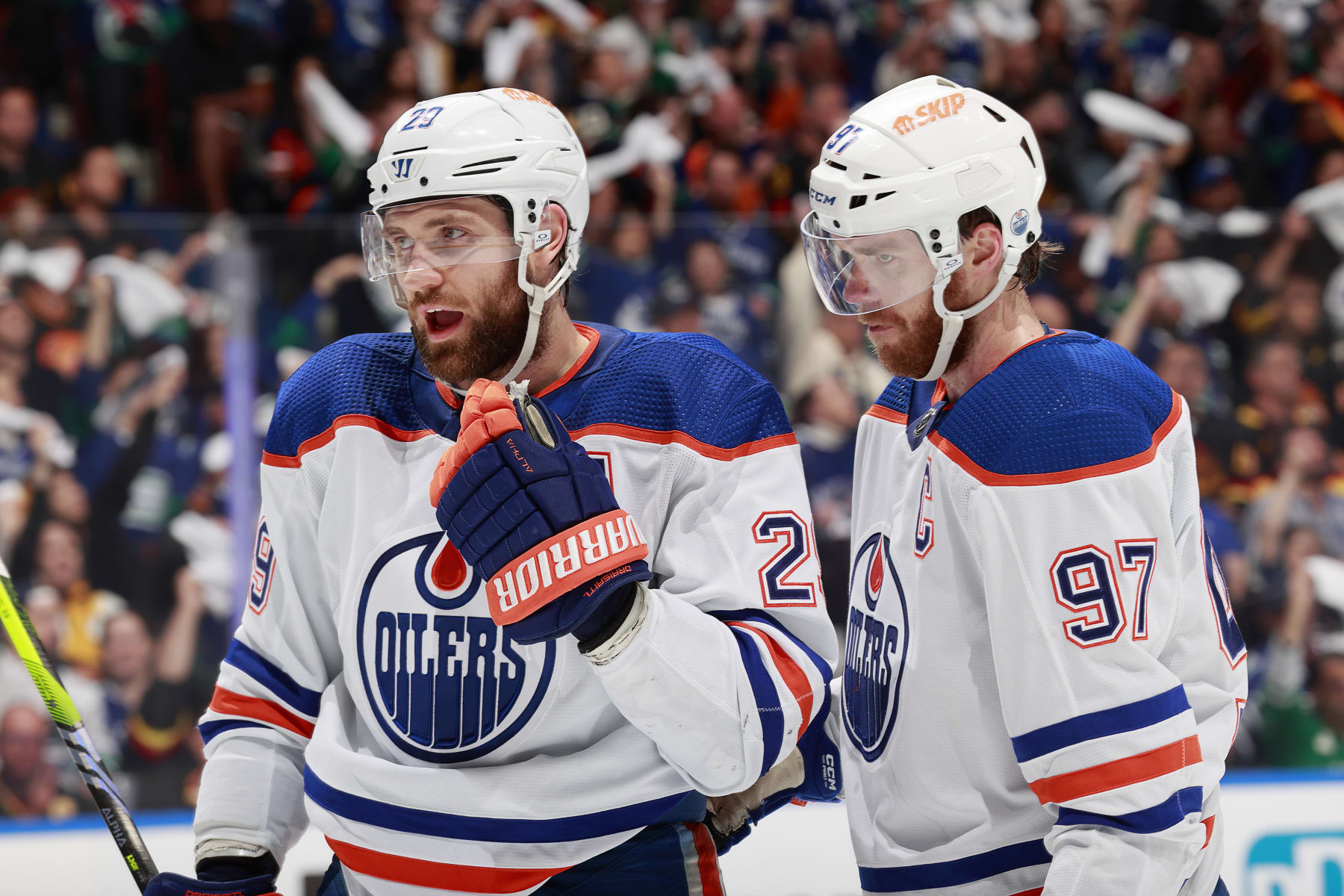 Leon Draisaitl and Connor McDavid.