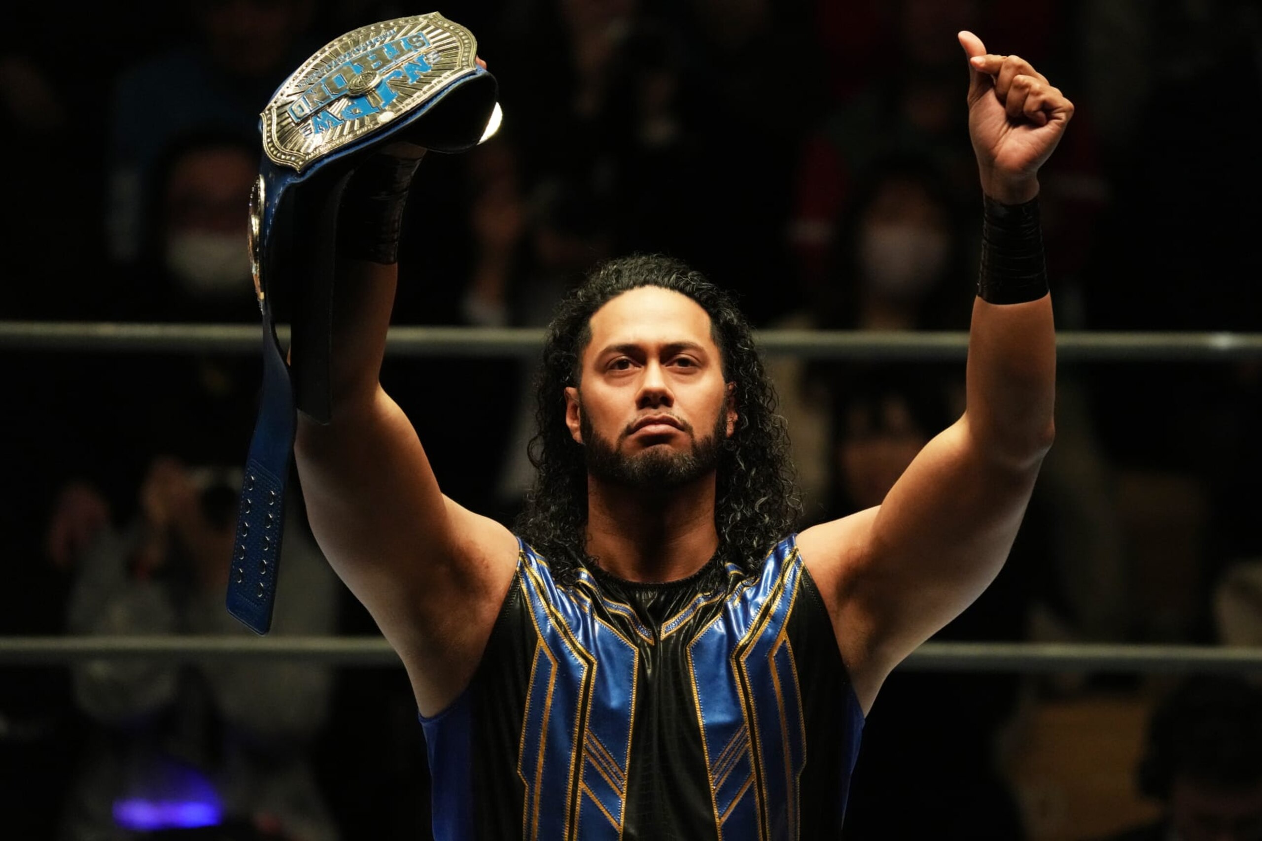 TOKYO, JAPAN - MARCH 07: Hikuleo enters the ring during the New Japan Pro-Wrestling at Korakuen Hall on March 07, 2024 in Tokyo, Japan. (Photo by Etsuo Hara/Getty Images) TOKYO, JAPAN - MARCH 07: Hikuleo enters the ring during the New Japan Pro-Wrestling at Korakuen Hall on March 07, 2024 in Tokyo, Japan. (Photo by Etsuo Hara/Getty Images)