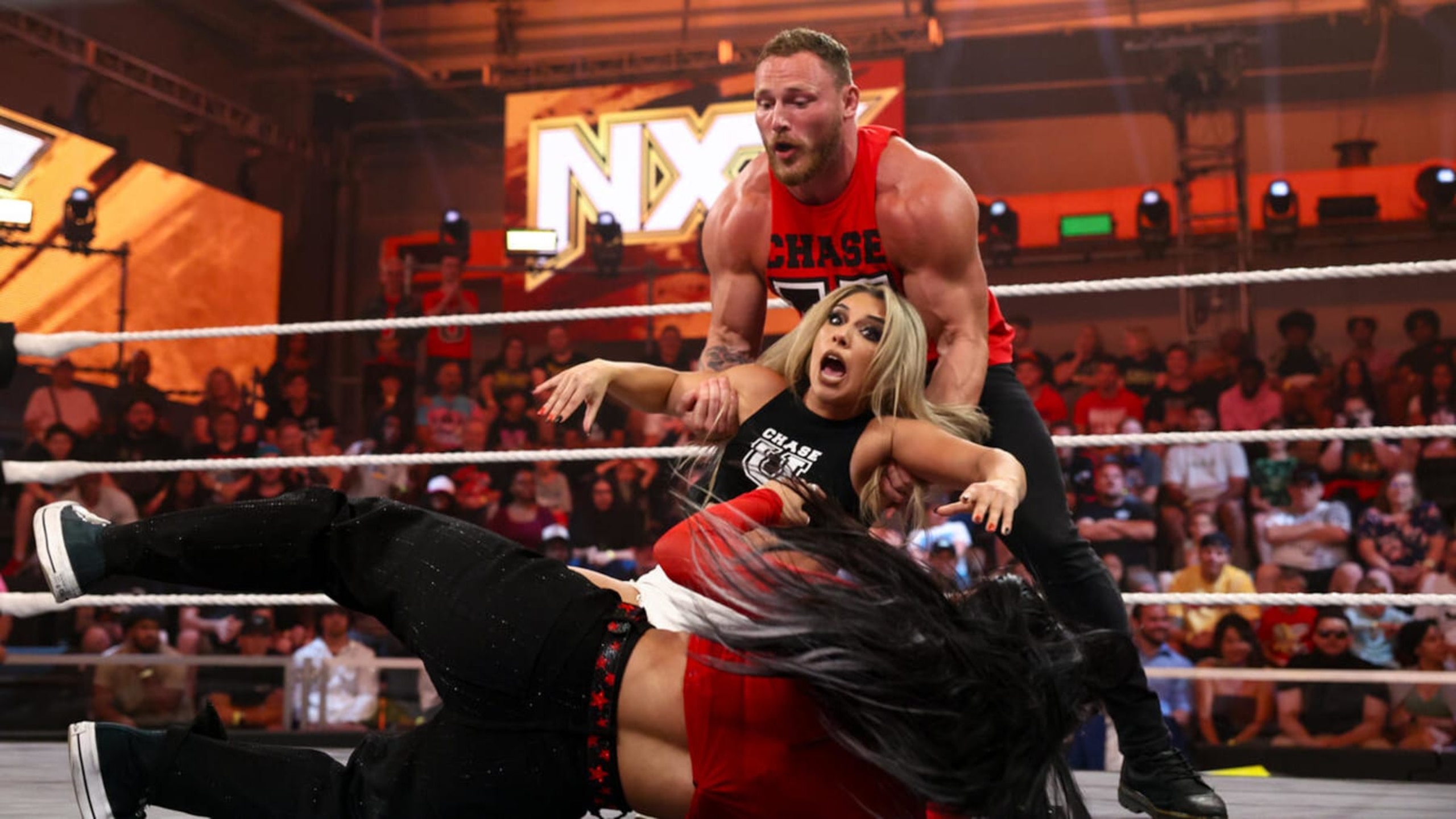 Thea Hail got the upper hand on NXT women's champion Roxanne Perez last week. What would the challenger have to say with less than a week before their clash for gold at Great American Bash?