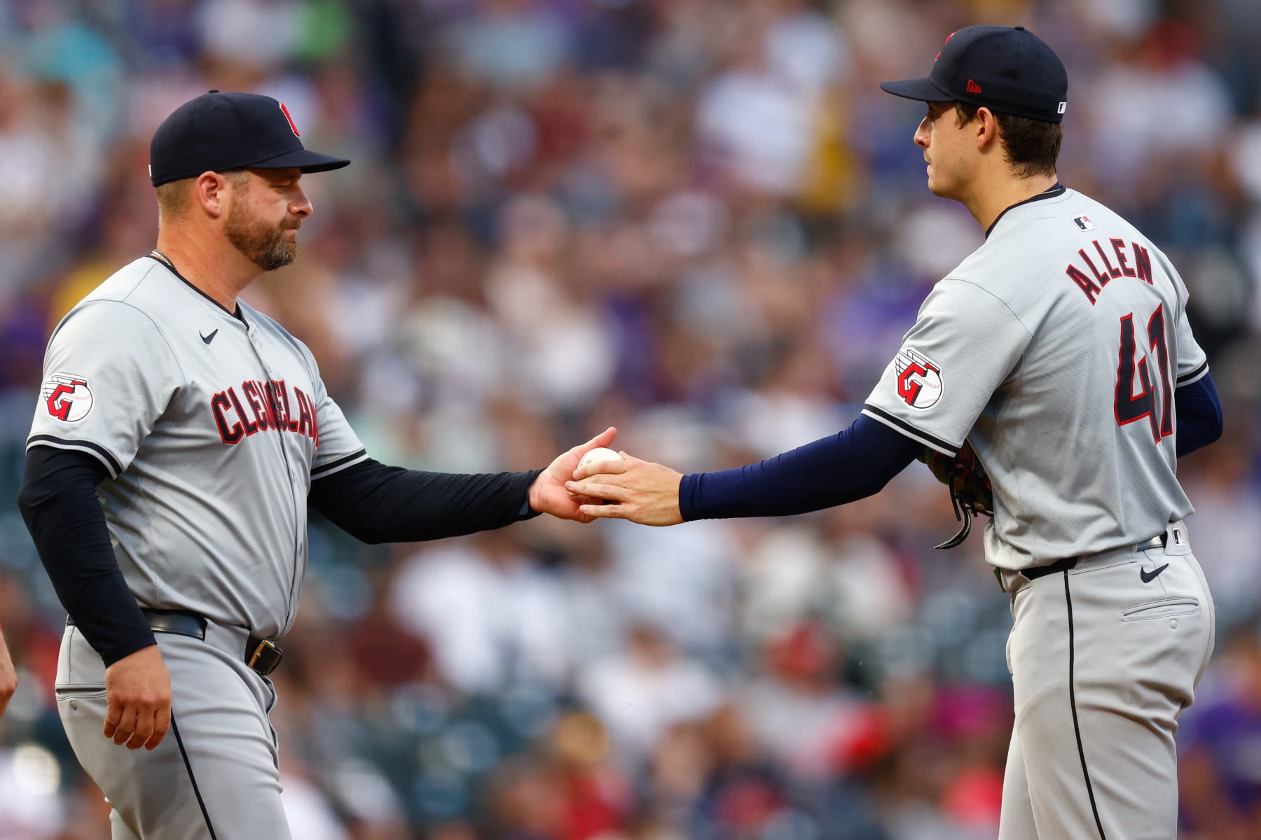 Steven Vogt (L) and Logan Allen (R)