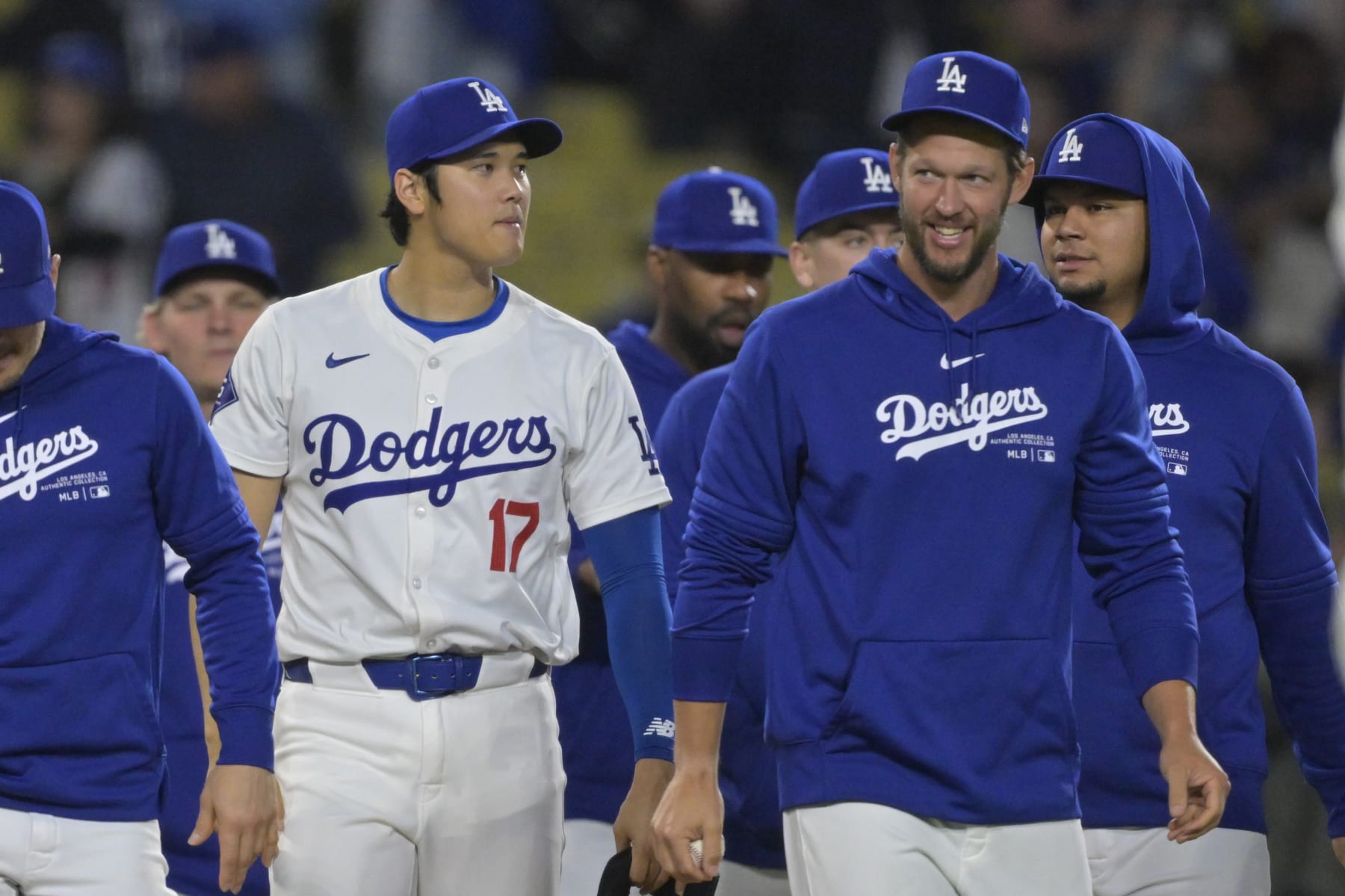 Shohei Ohtani (L) and Clayton Kershaw (R)