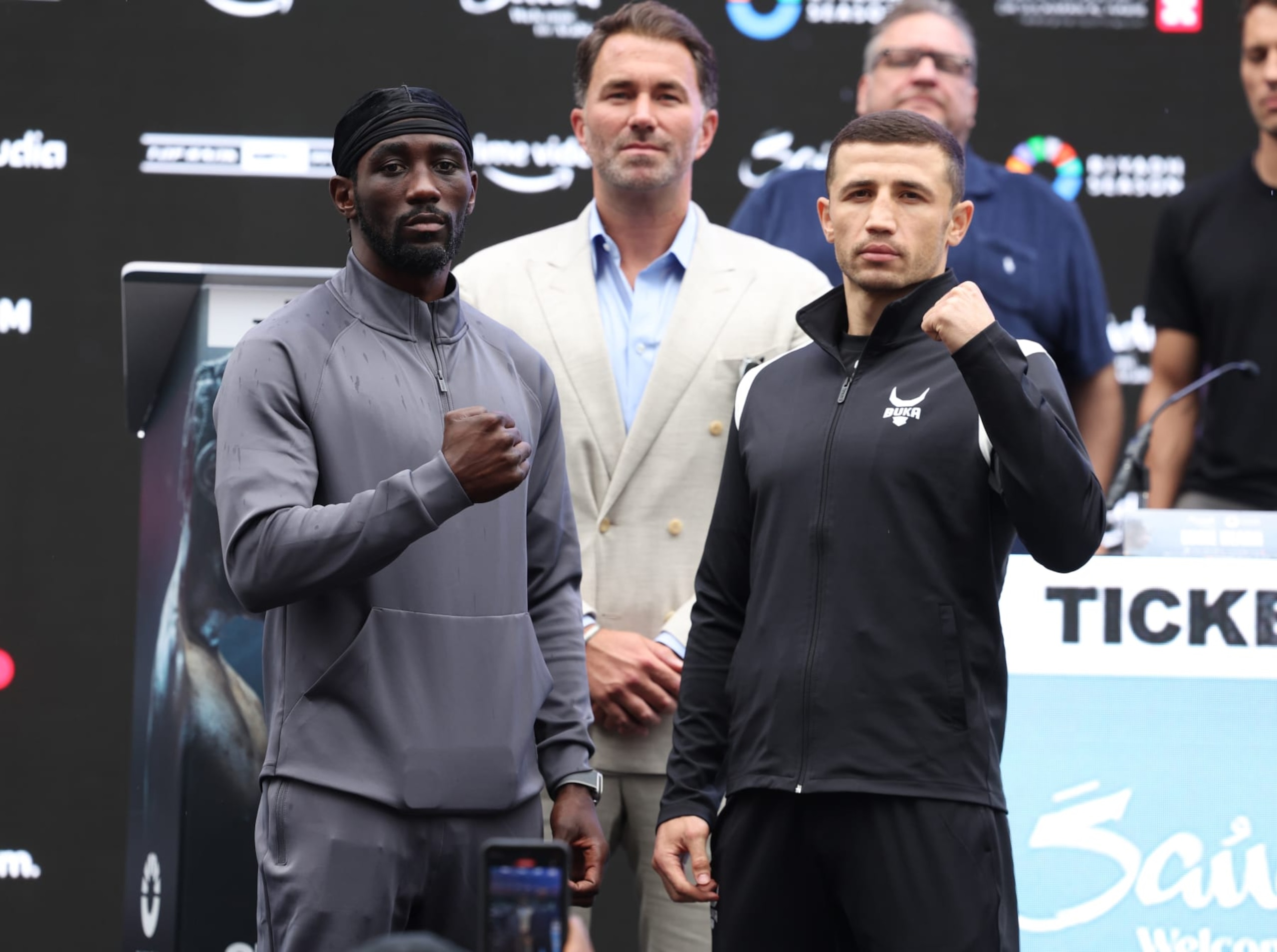 Terence Crawford and Israil Madrimov