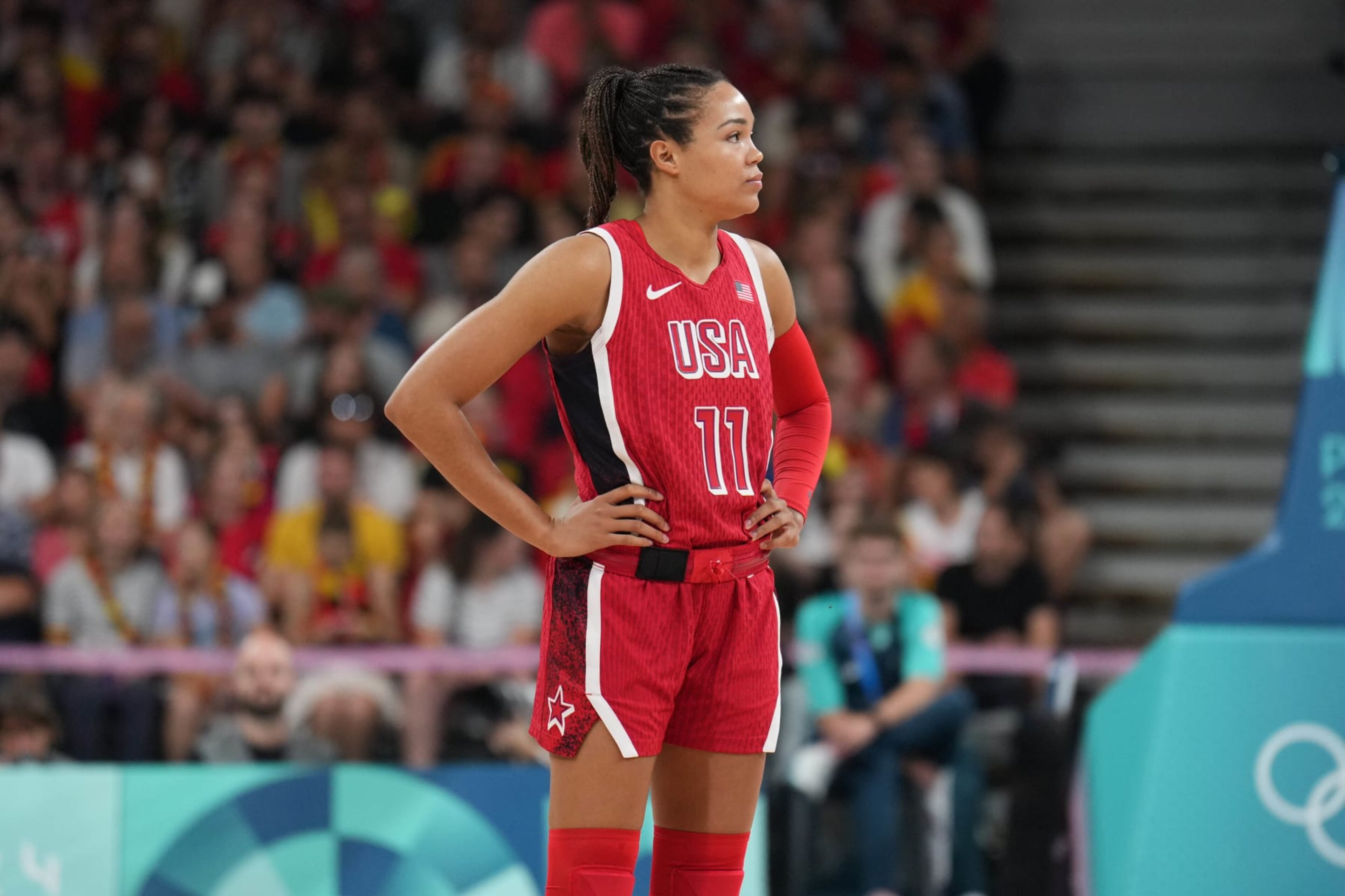 Napheesa Collier of Team USA