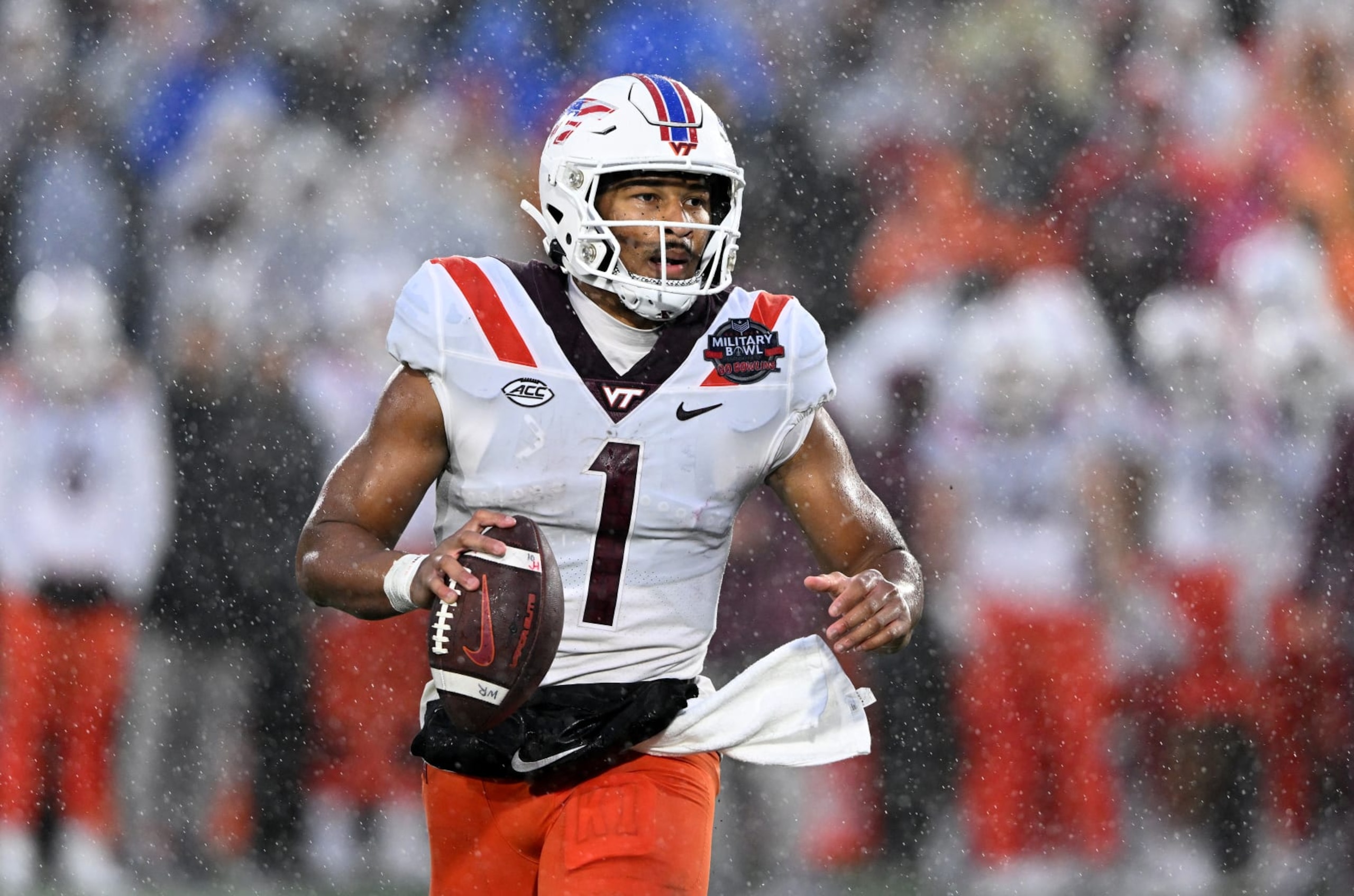 Virginia Tech QB Kyron Drones