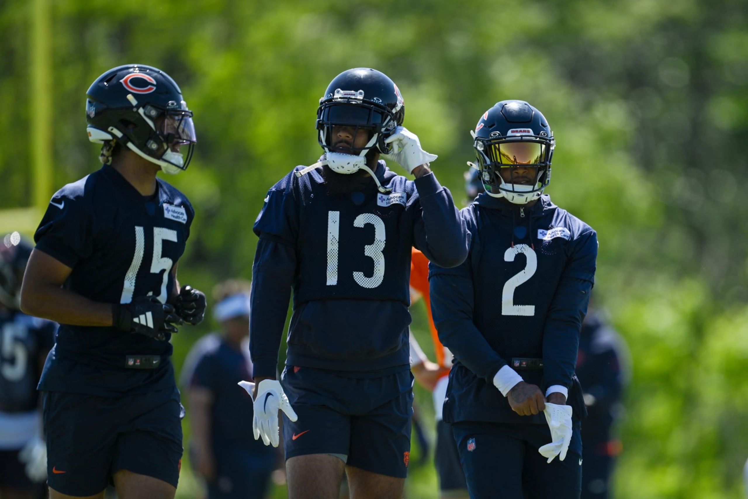Rome Odunze, Keenan Allen and DJ Moore