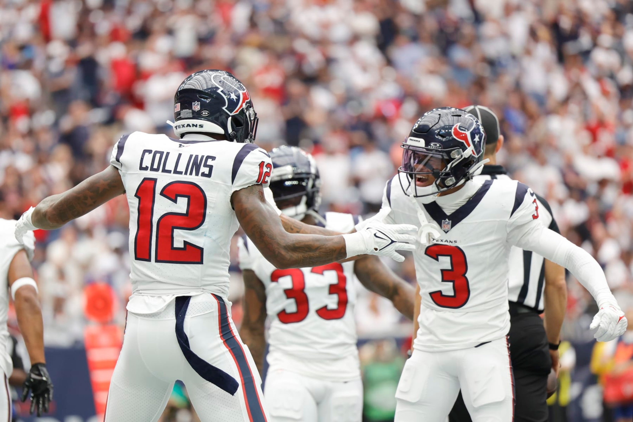 Nico Collins and Tank Dell