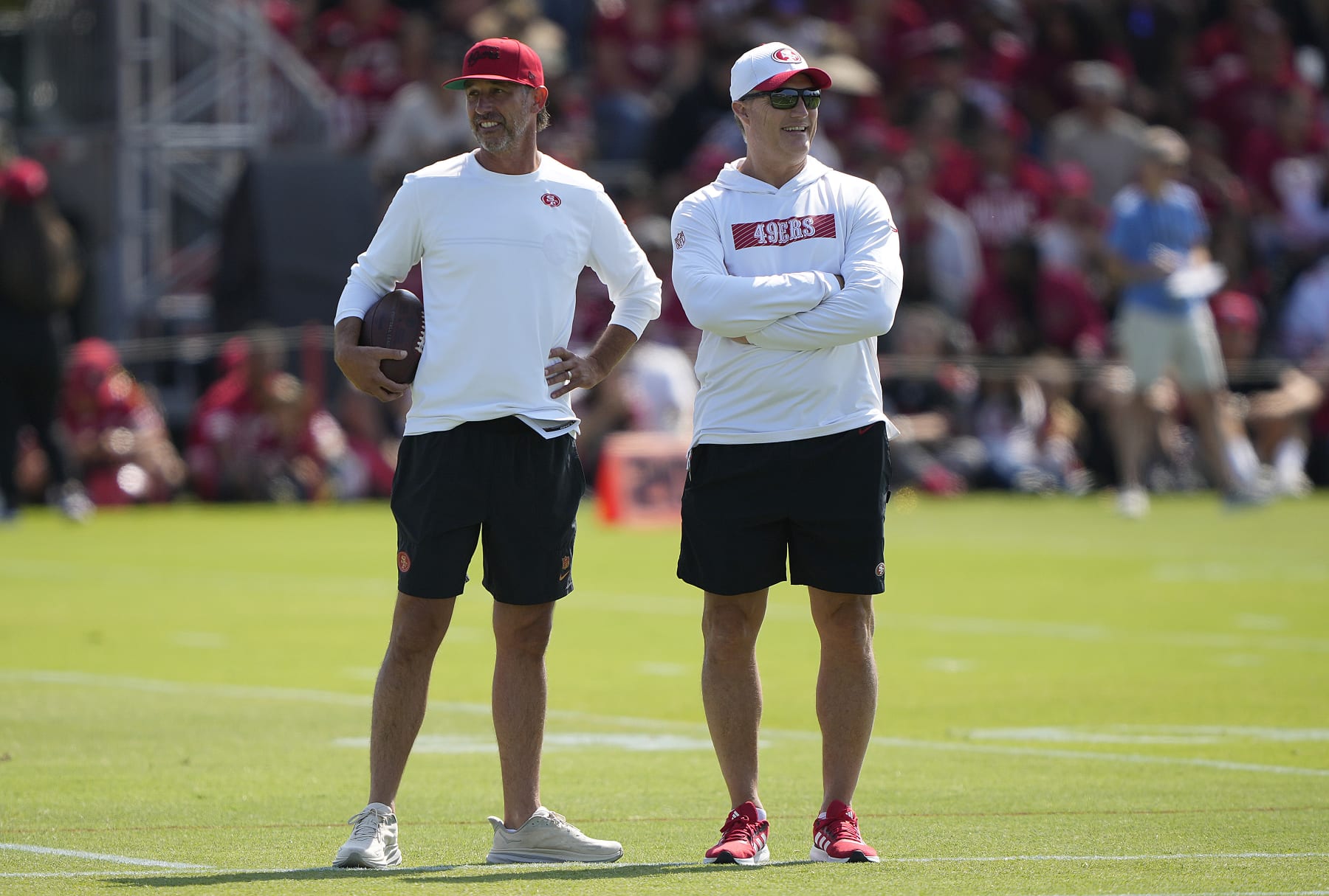 49ers head coach Kyle Shanahan and general manager John Lynch