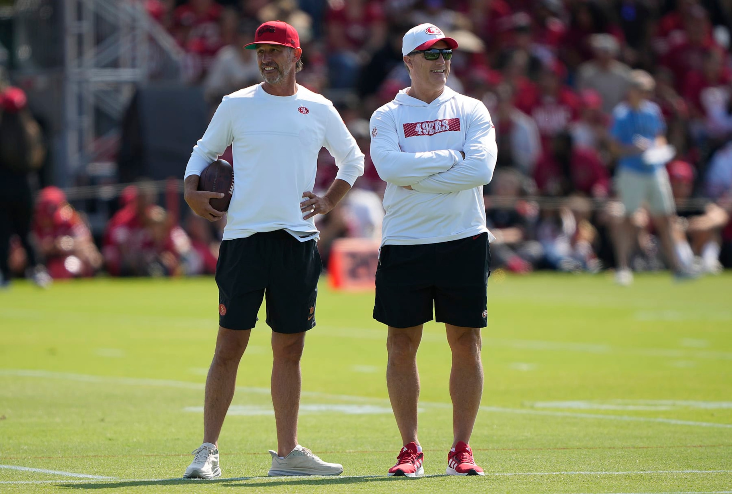 49ers head coach Kyle Shanahan and general manager John Lynch
