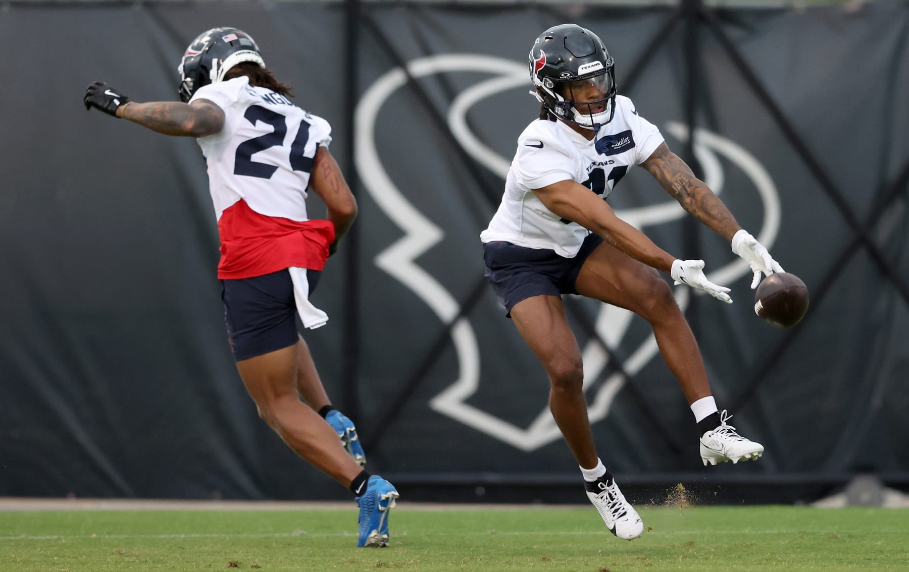 Texans CBs CJ Henderson and Derek Stingley Jr. 
