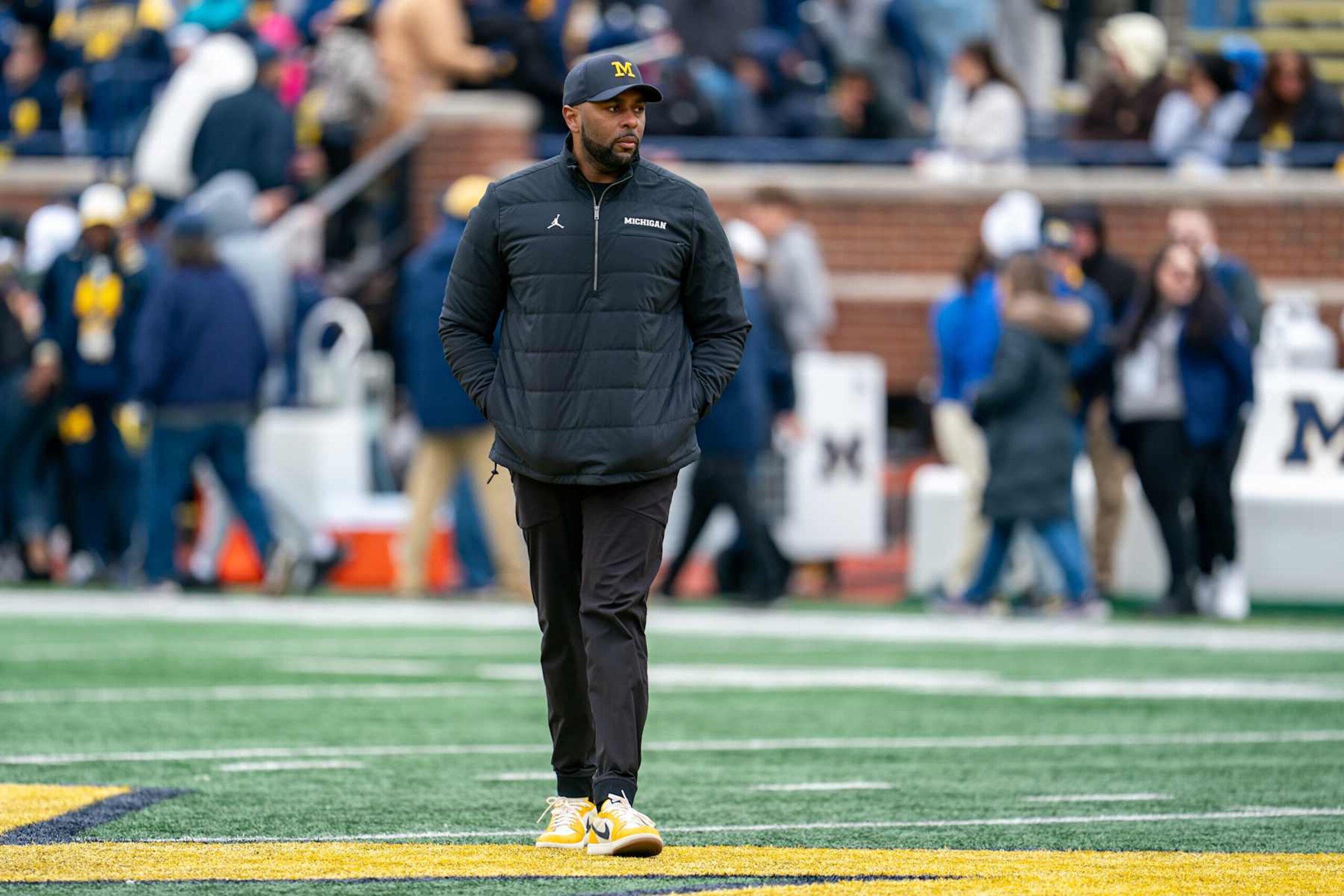 Michigan head coach Sherrone Moore