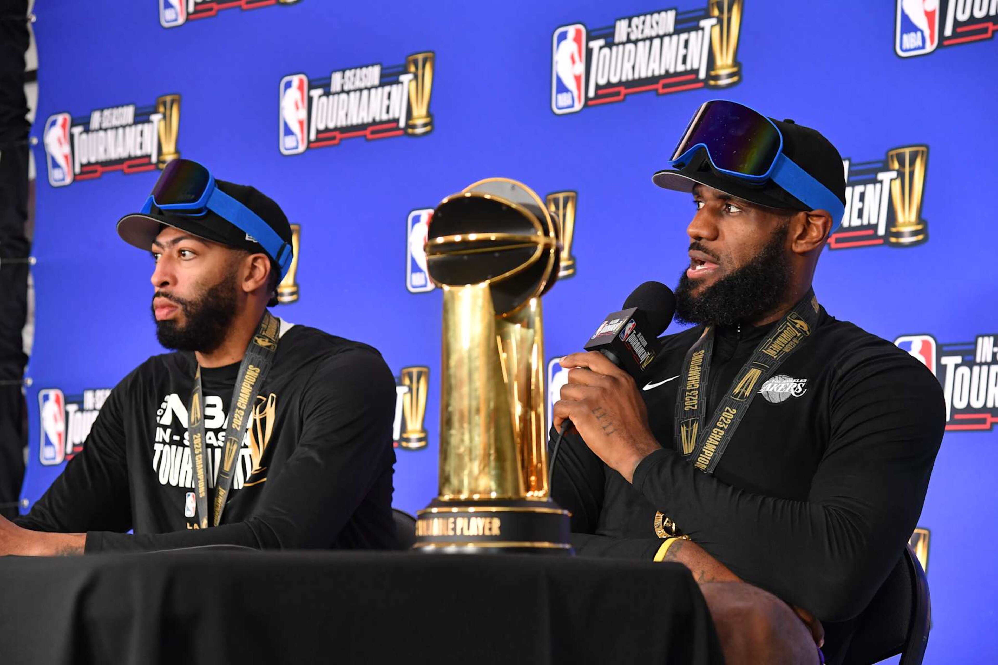 Anthony Davis and LeBron James