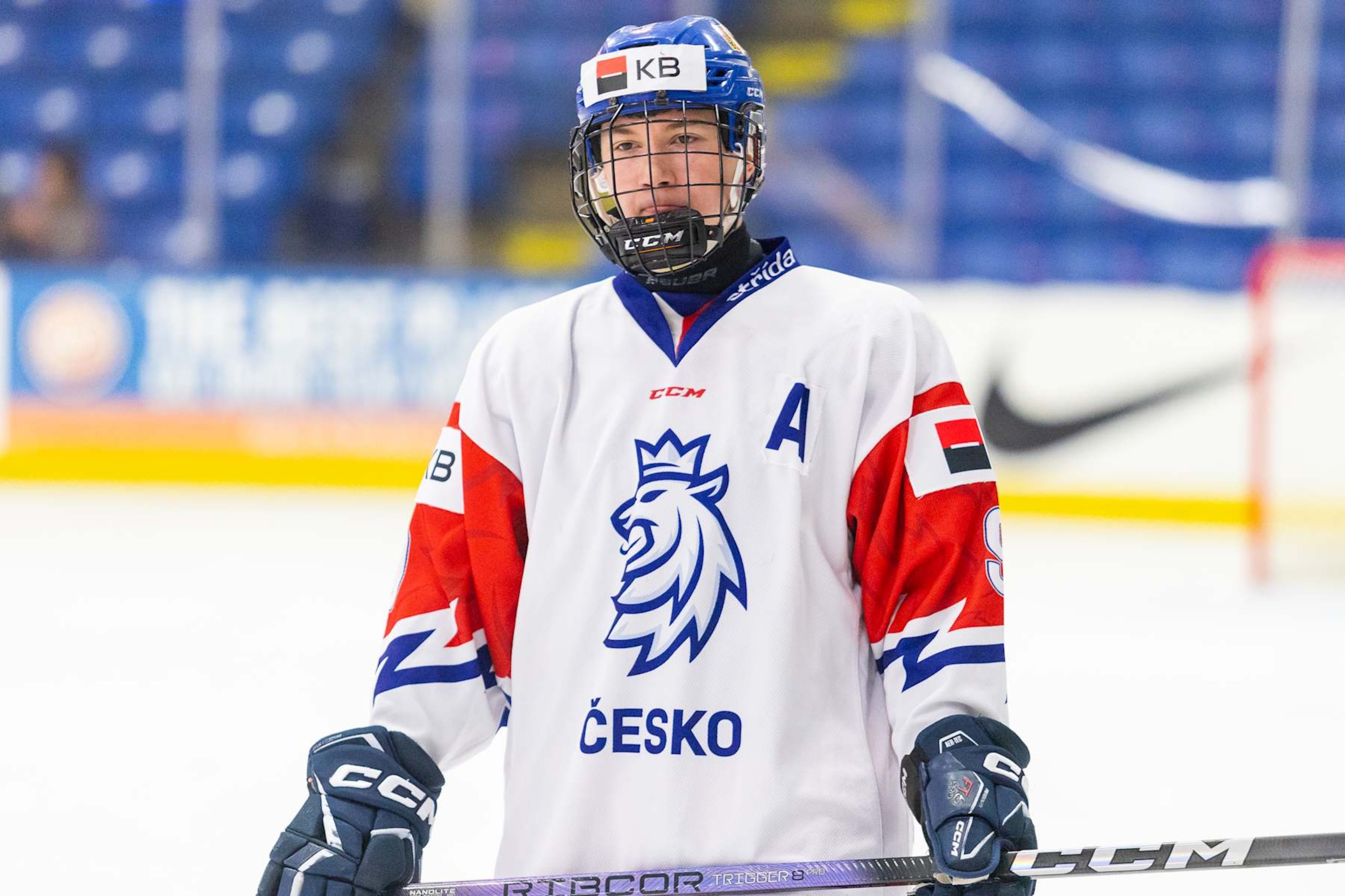 PLYMOUTH, MI - FEBRUARY 7: Adam Benak #9 of Team Czechia during U18 Five Nations Tournament between Team Czechia and Team Sweden at USA Hockey Arena on February 7, 2024 in Plymouth, Michigan. (Photo by Michael Miller/ISI Photos/Getty Images) PLYMOUTH, MI - FEBRUARY 7: Adam Benak #9 of Team Czechia during U18 Five Nations Tournament between Team Czechia and Team Sweden at USA Hockey Arena on February 7, 2024 in Plymouth, Michigan. (Photo by Michael Miller/ISI Photos/Getty Images)