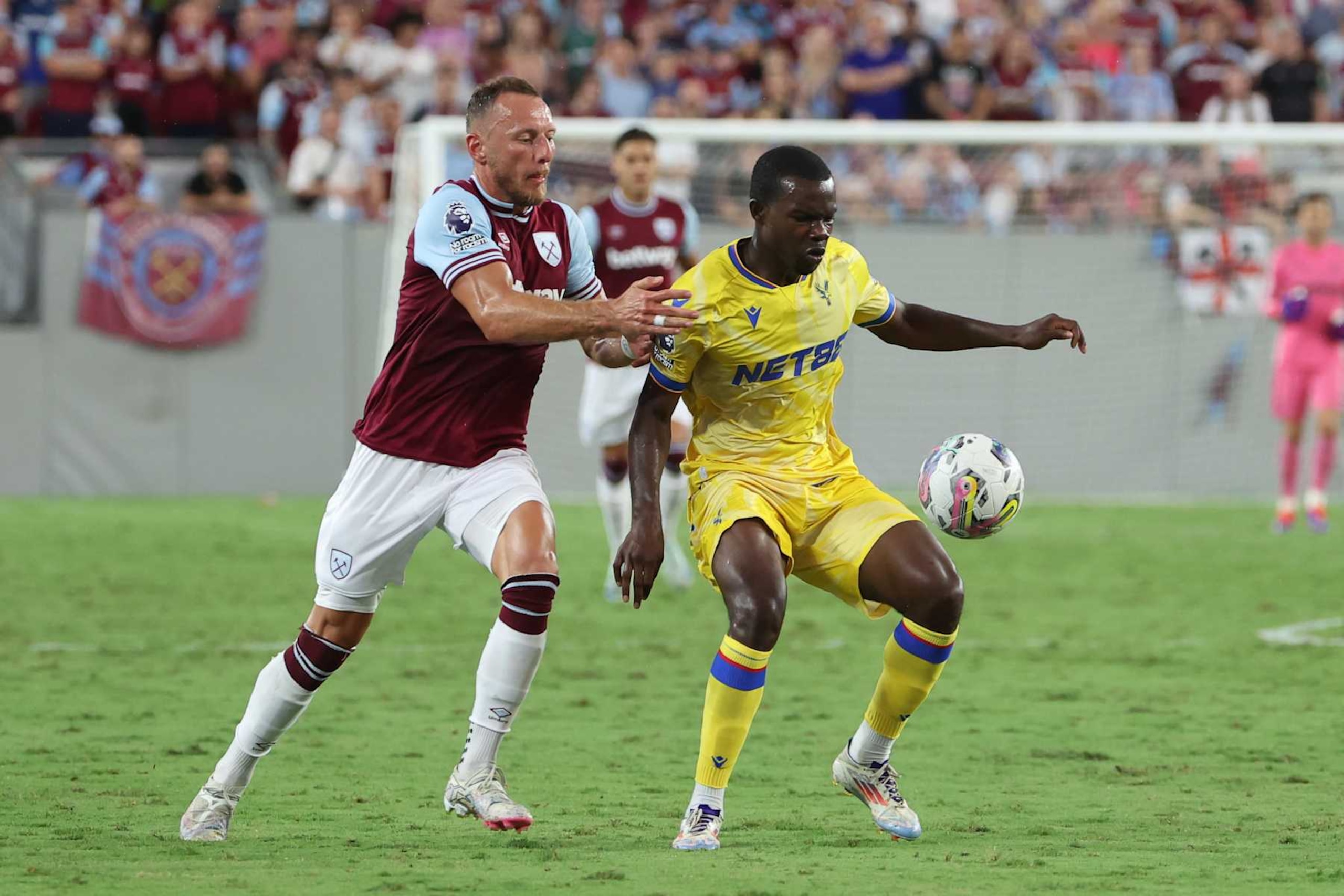 Vladimir Coufal and Tyrick Mitchell. Vladimir Coufal and Tyrick Mitchell.