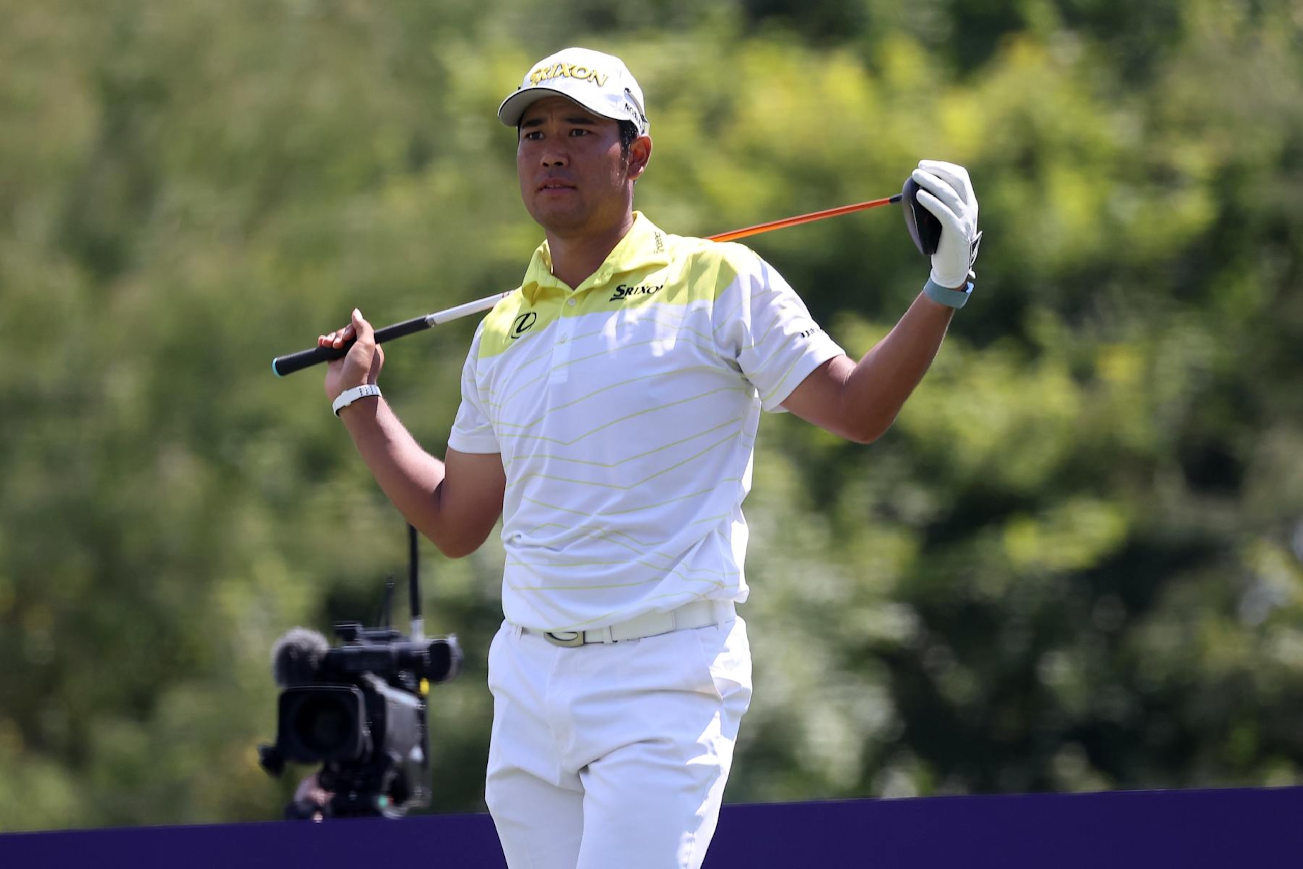 MEMPHIS, TN - AUGUST 18: Hideki Matsuyama (JAP) during the final round of the 2024 FedEx St. Jude Championship on August 18, 2024 at TPC Southwind in Memphis, Tennessee.  (Photo by Michael Wade/Icon Sportswire via Getty Images)