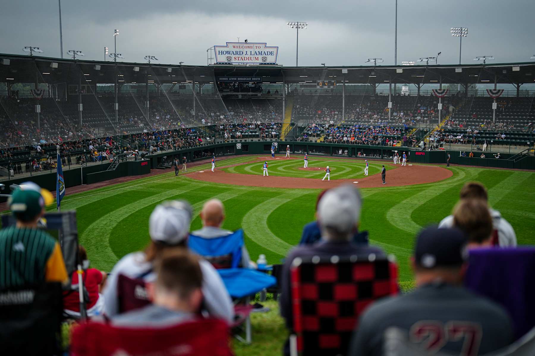 SOUTH WILLIAMSPORT , PA - AUGUST 18: A general view of Howard J. Lamade Stadium during a visit to the Little League International Complex on Sunday, August 18, 2024 in South Williamsport , Pennsylvania. (Photo by Daniel Shirey/MLB Photos via Getty Images)