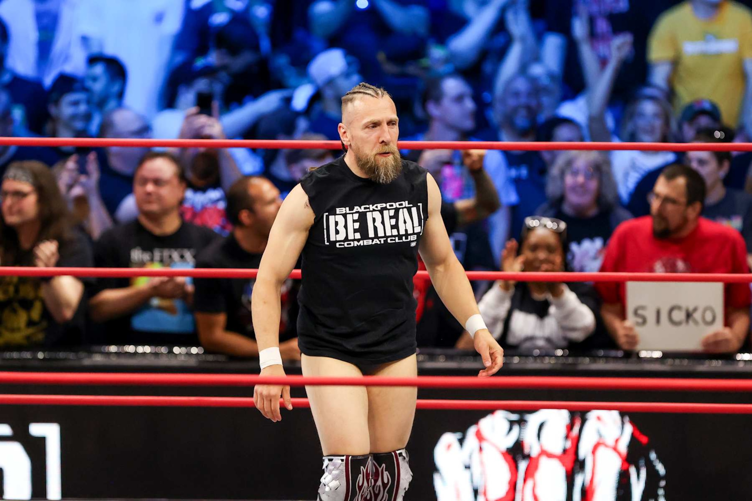 CLEVELAND, OH - JUNE15: Bryan Danielson in the ring during AEW Collision on June 15, at the Covelli Centre in Youngstown, OH. (Photo by Frank Jansky/Icon Sportswire via Getty Images)