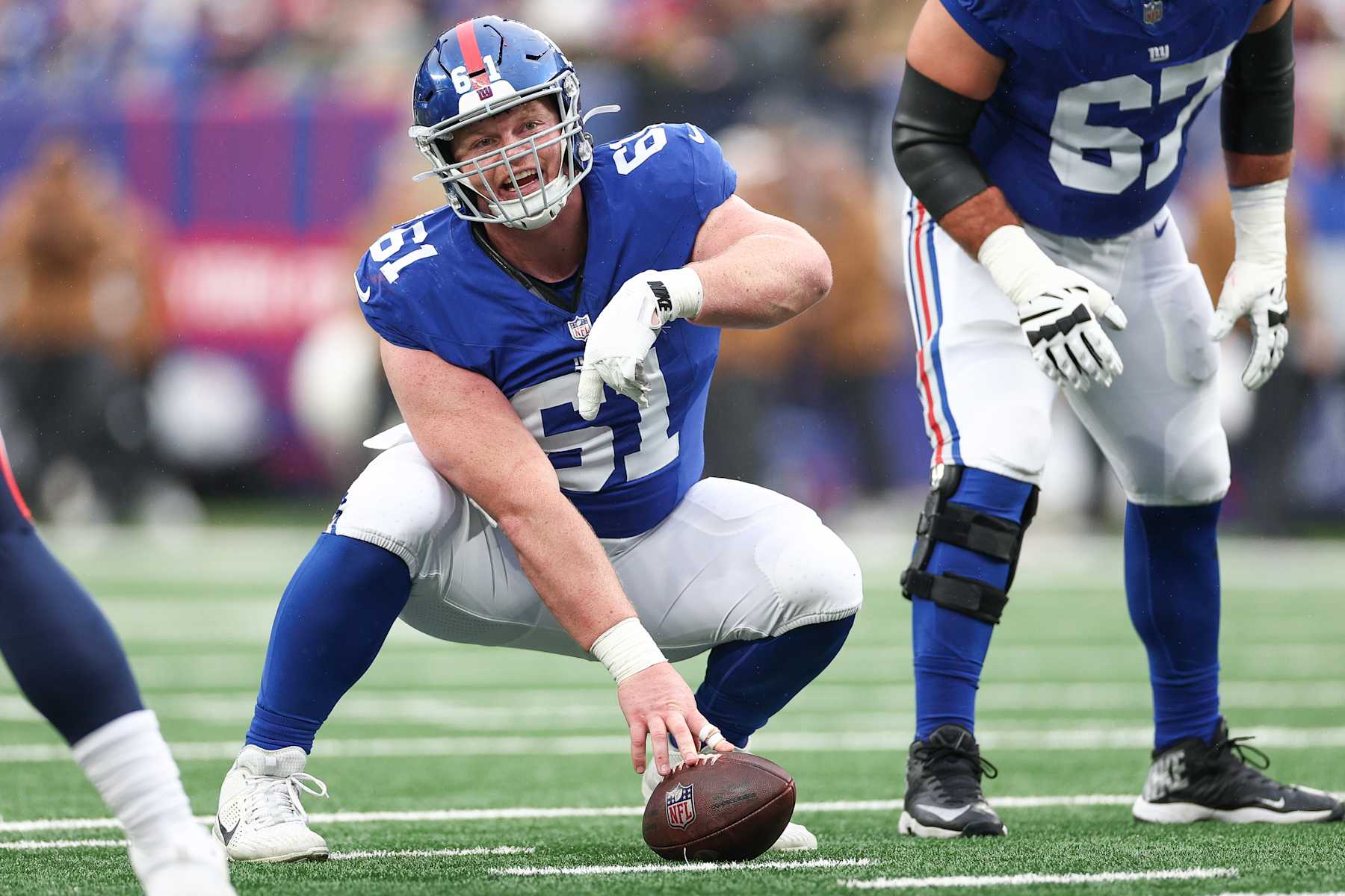 Giants center John Michael Schmitz