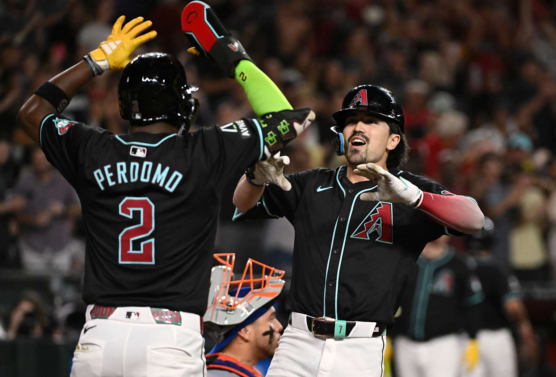 Luis Perdomo (L) and Corbin Carroll (R)