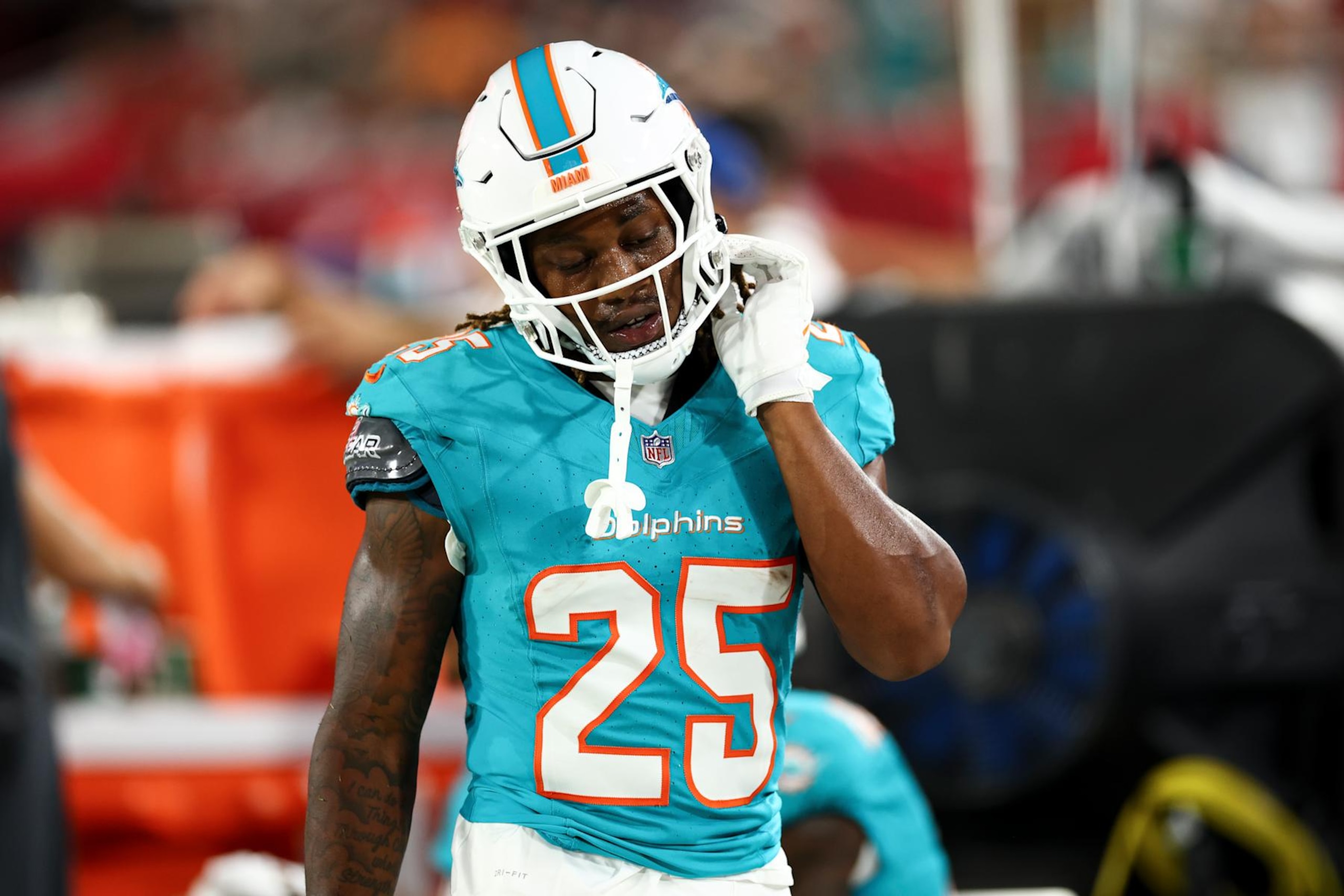 Dolphins RB Jaylen Wright