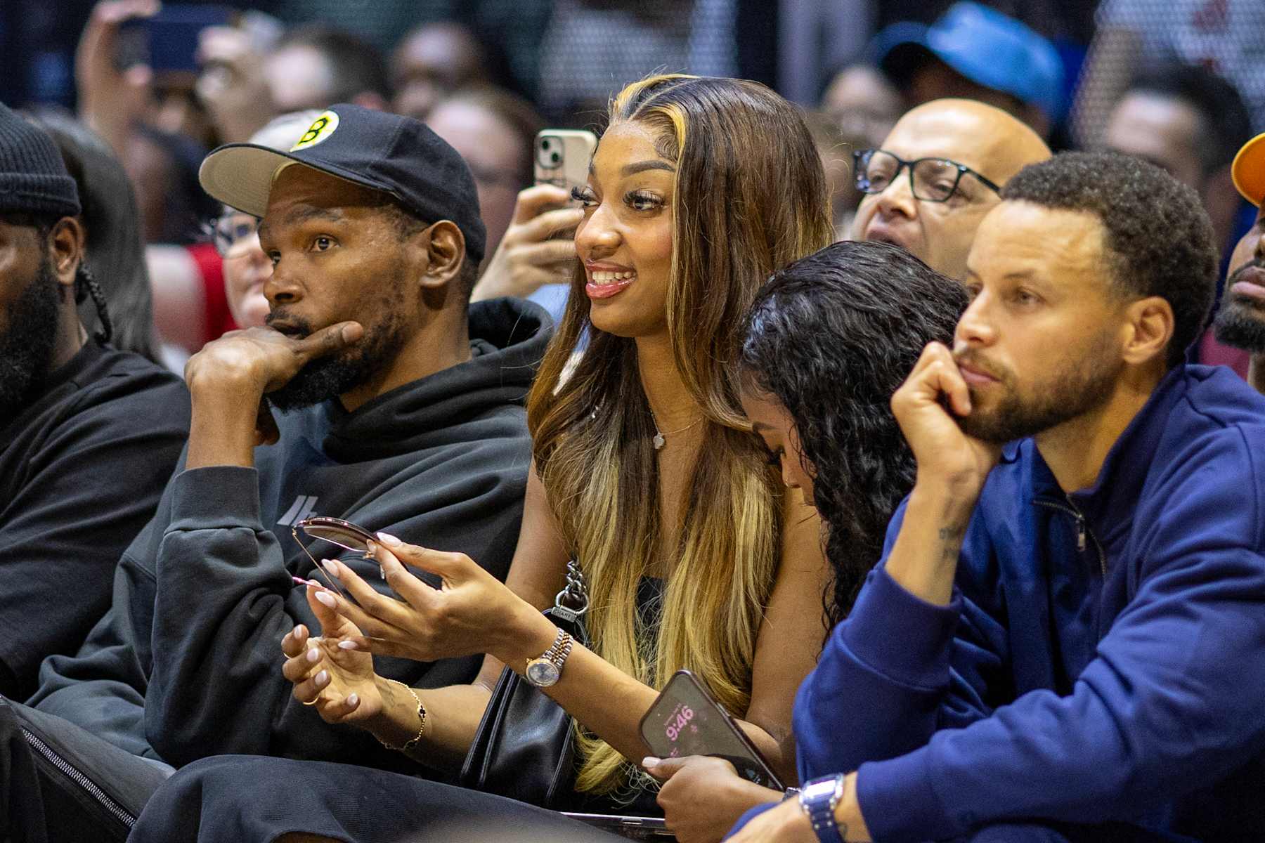 Angel Reese Denies Kevin Durant Dating Buzz in Video 'That Was Never a