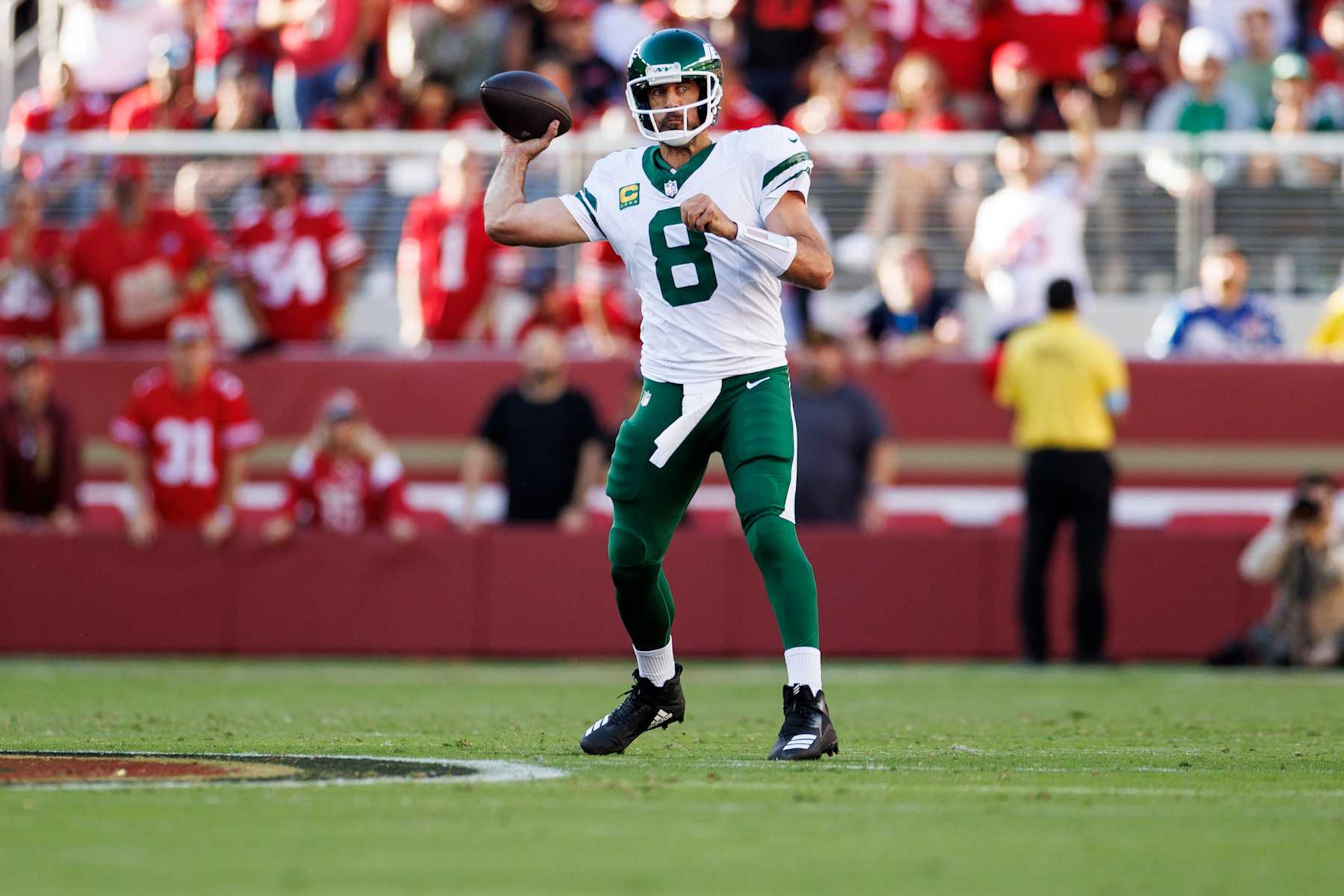 Jets QB Aaron Rodgers