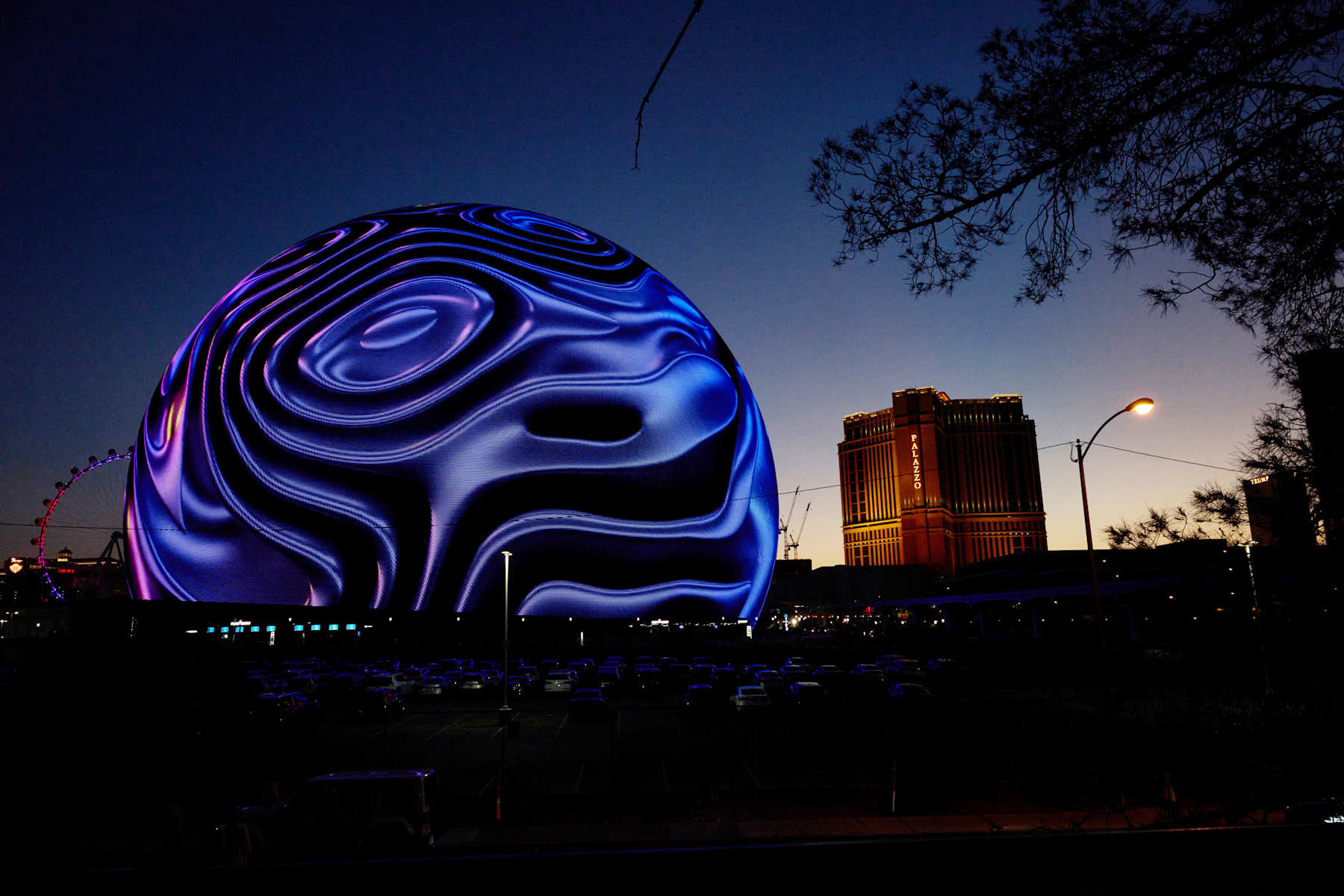 The Sphere in Las Vegas, Nevada, US, on Wednesday, July 31, 2024. Sphere Entertainment Inc. released earnings figures on August 14. Photographer: Bridget Bennett/Bloomberg via Getty Images