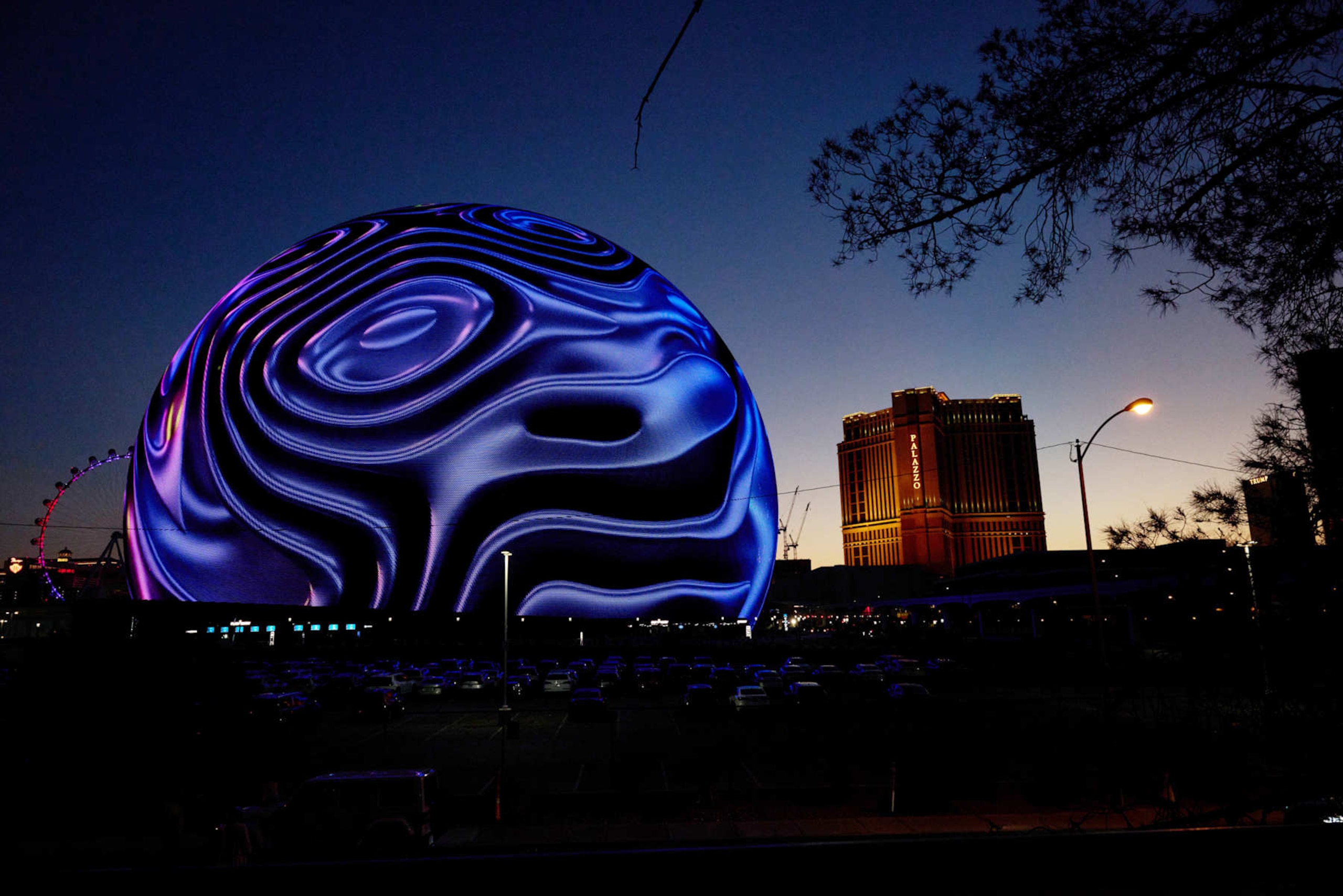 The Sphere in Las Vegas, Nevada, US, on Wednesday, July 31, 2024. Sphere Entertainment Inc. released earnings figures on August 14. Photographer: Bridget Bennett/Bloomberg via Getty Images